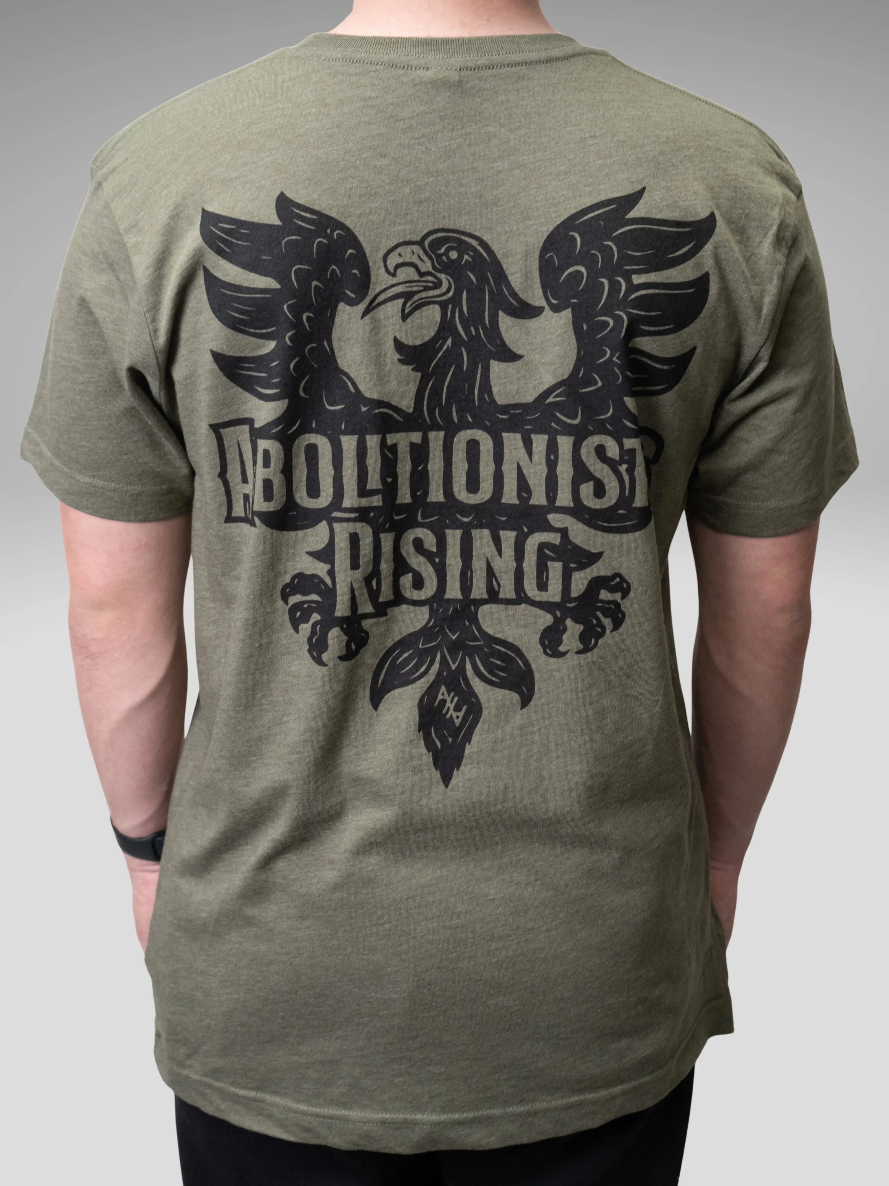 Military Green Abolitionists Rising Unisex T-Shirt Abolitionists Rising Store