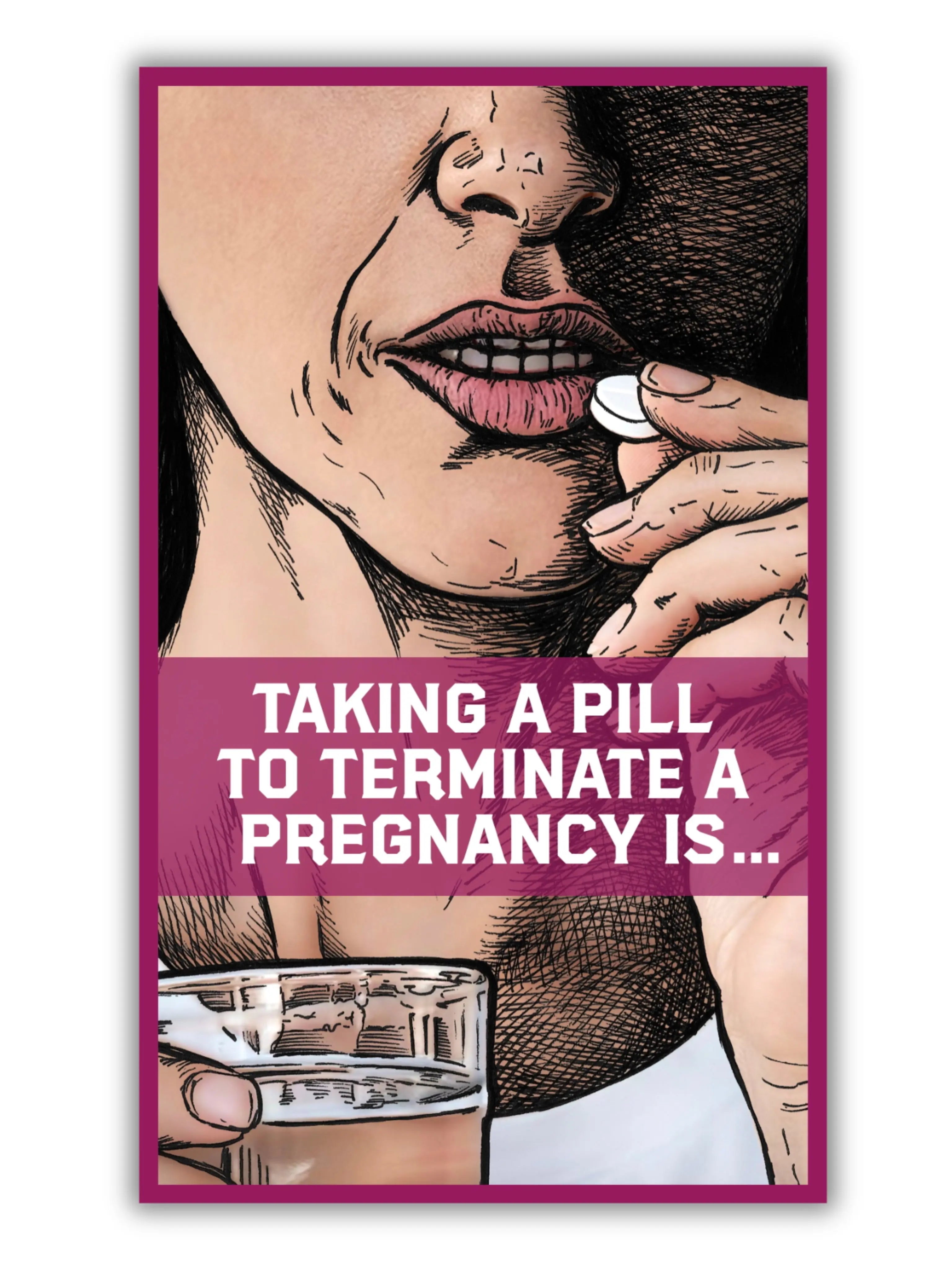 Taking A Pill To Murder Quadfold | Pack Of 100 Abolitionists Rising Gear Store