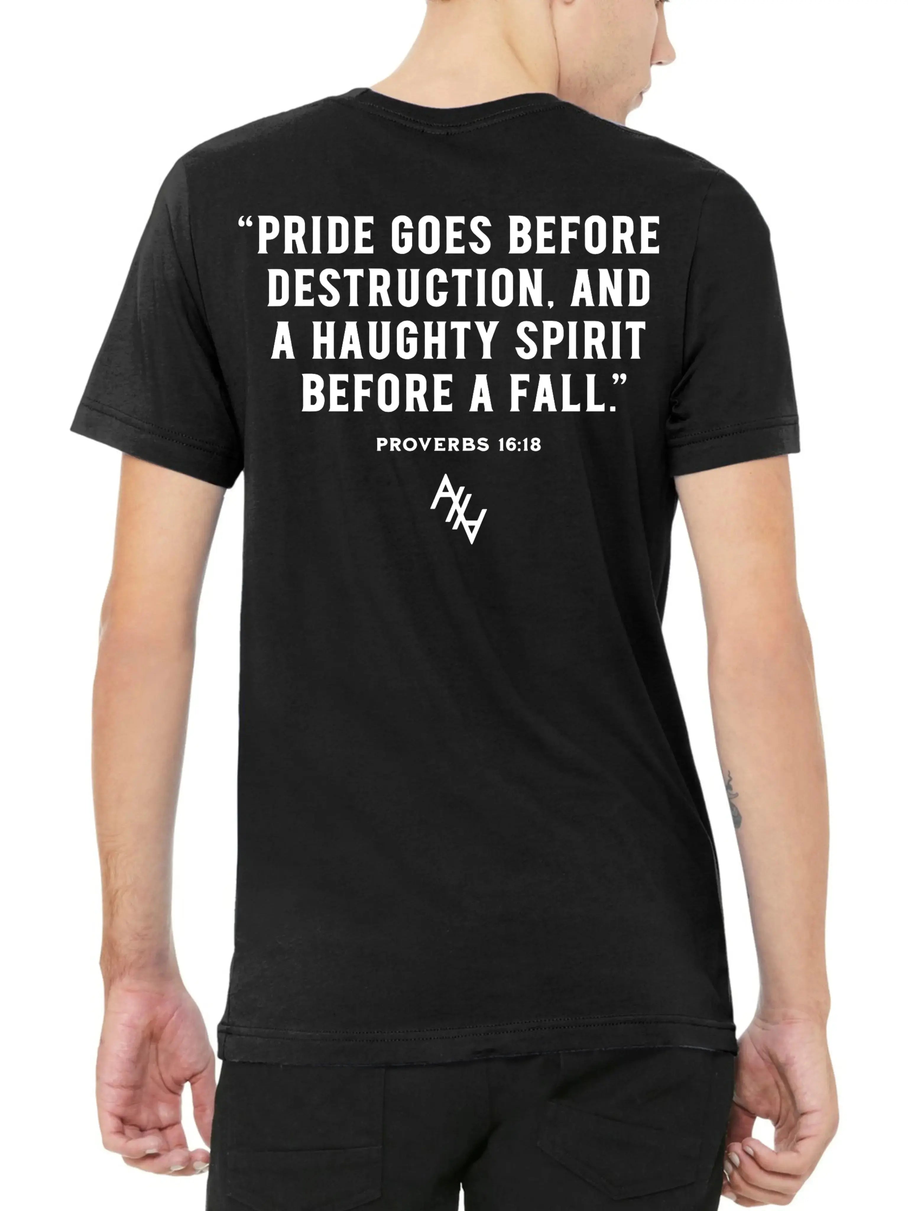 Proverbs 16:18 Pride Unisex T-Shirt Abolitionists Rising Store