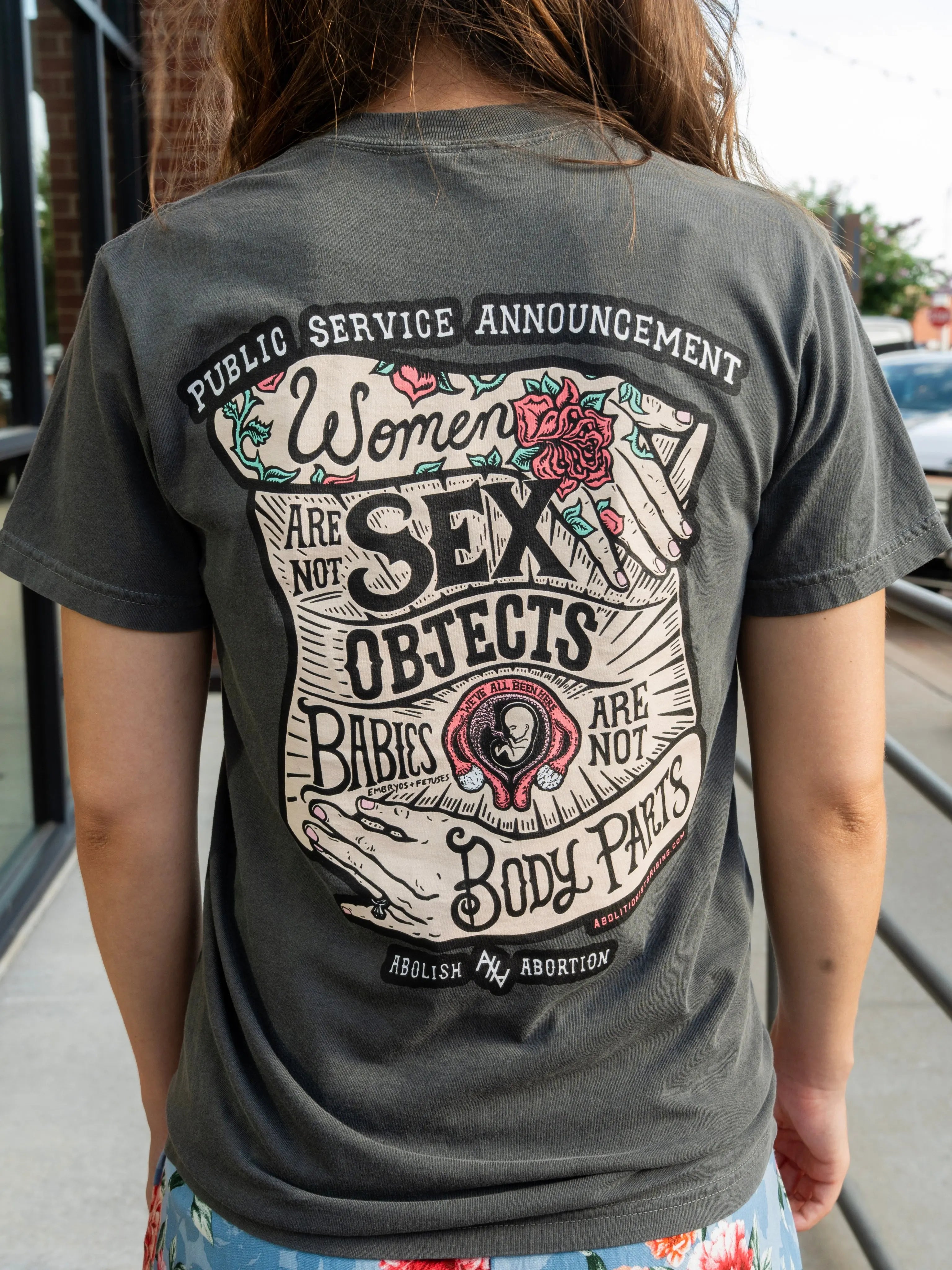 Women Are Not Sex Objects Unisex T-Shirt Abolitionists Rising Store