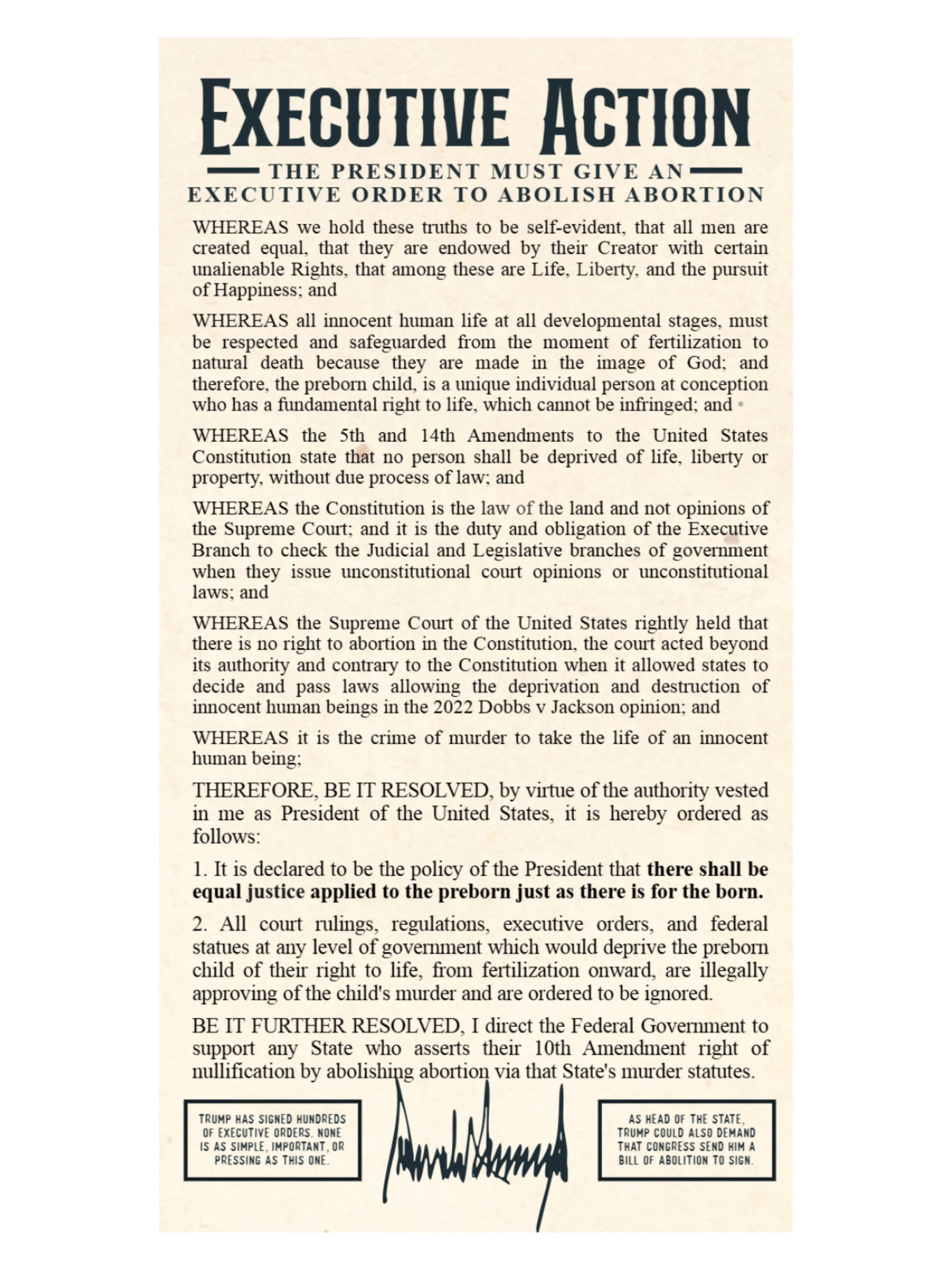 We The People Demand Abolition Trifold - Abolitionists Rising Gear Store