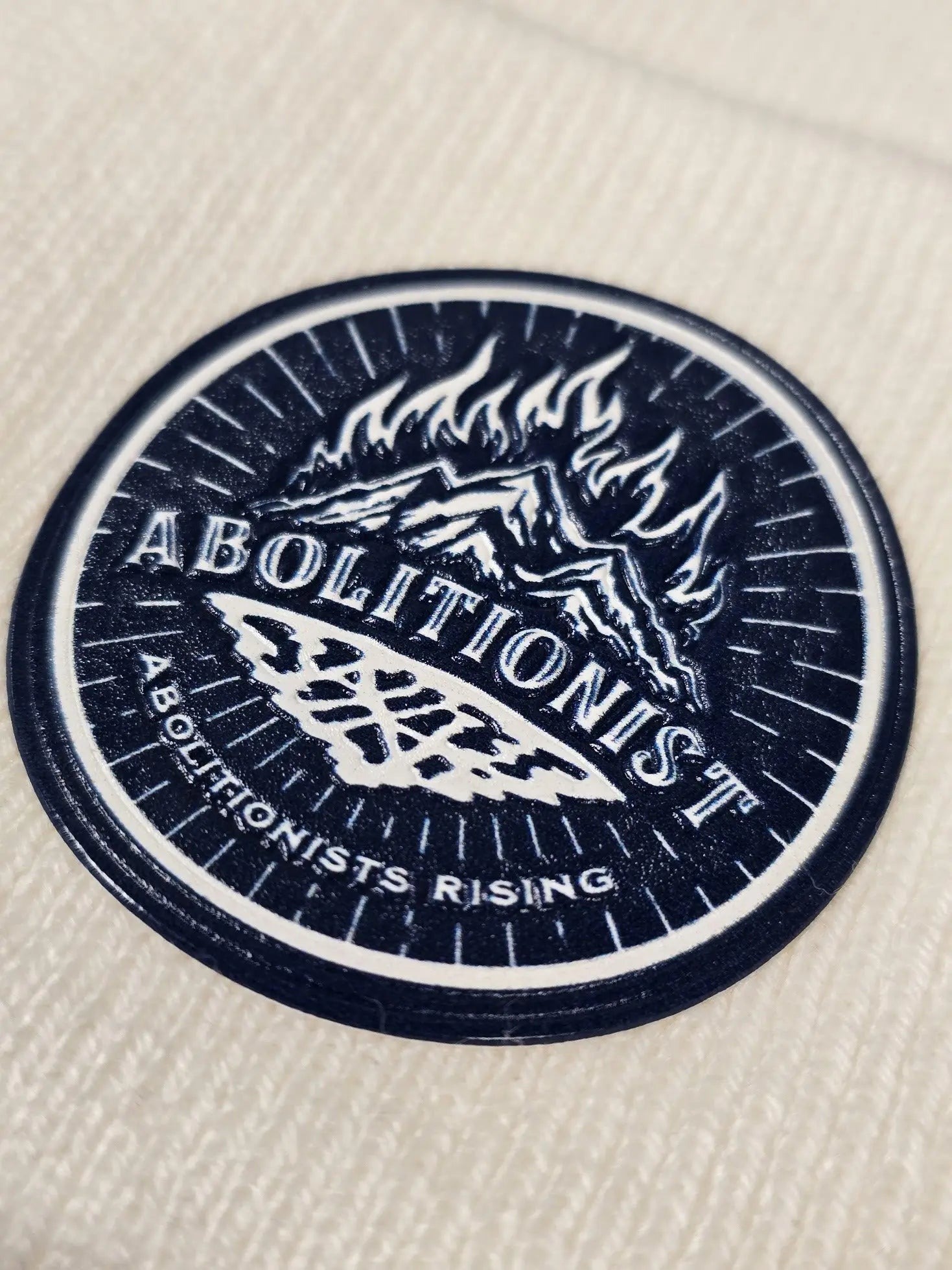 Abolitionist White Beanie Abolitionists Rising Gear Store