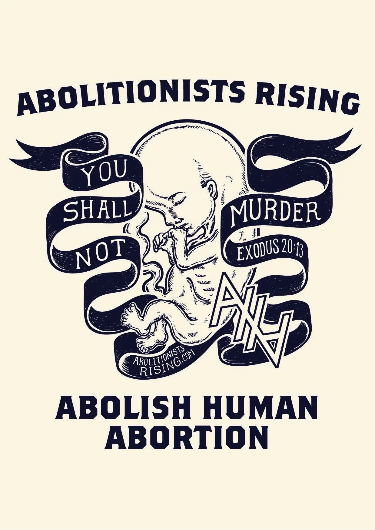 You Shall Not Murder Long-Sleeve Tee Abolitionists Rising Store