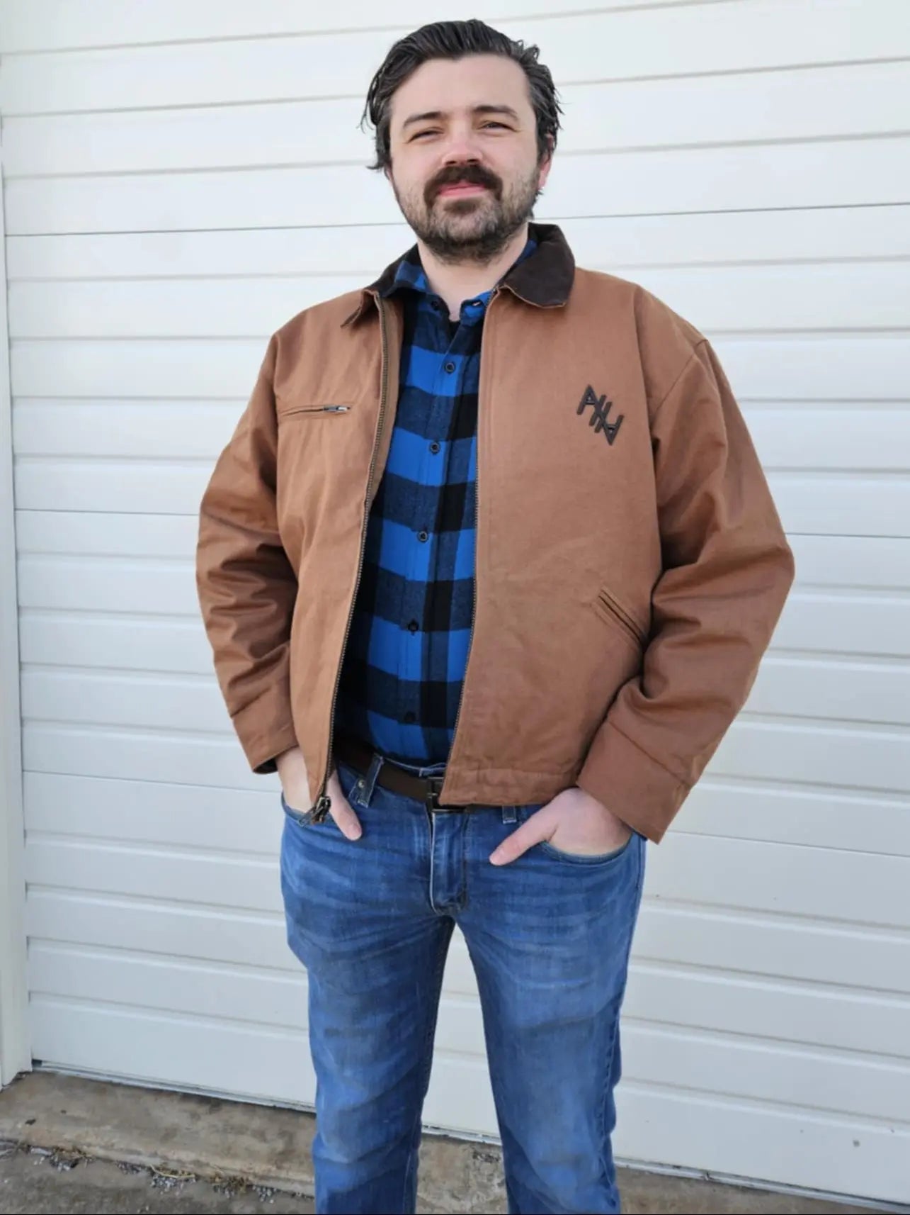 AHA Duck Cloth Work Jacket Brown Men | Pre-order Now - Abolitionists Rising Gear Store
