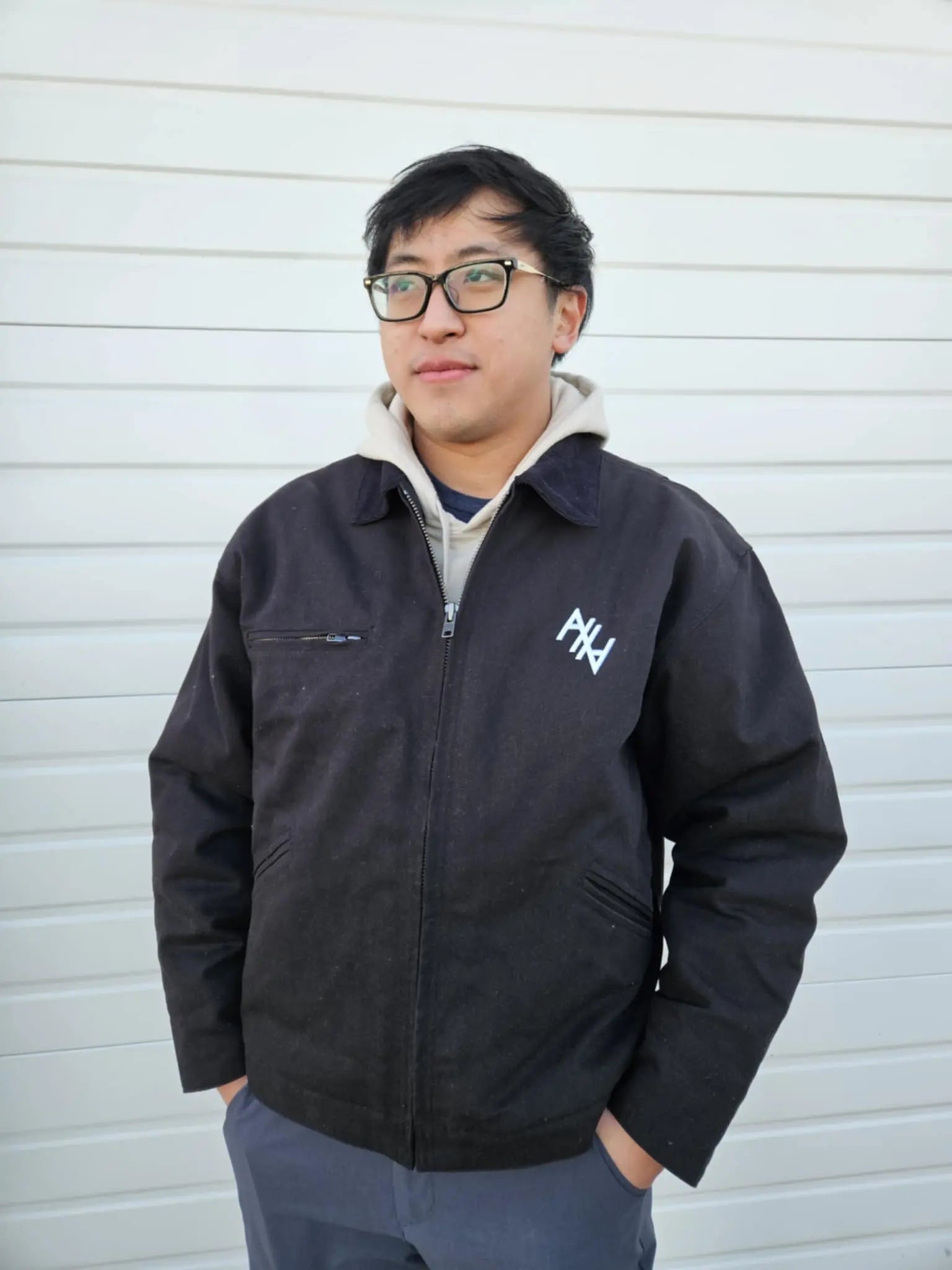 AHA Duck Cloth Work Jacket Black Men | Pre-order Now - Abolitionists Rising Gear Store