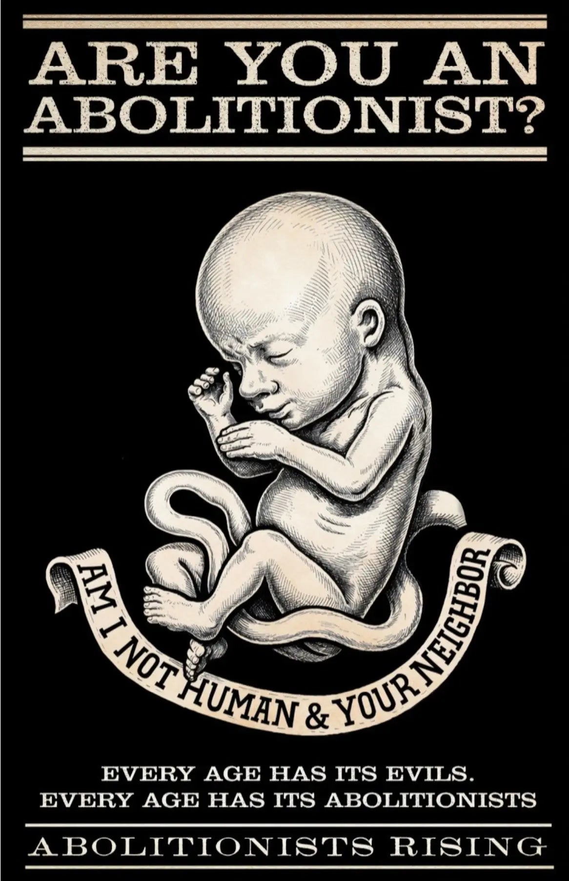 Are You An Abolitionist? Sign Abolitionists Rising Store 