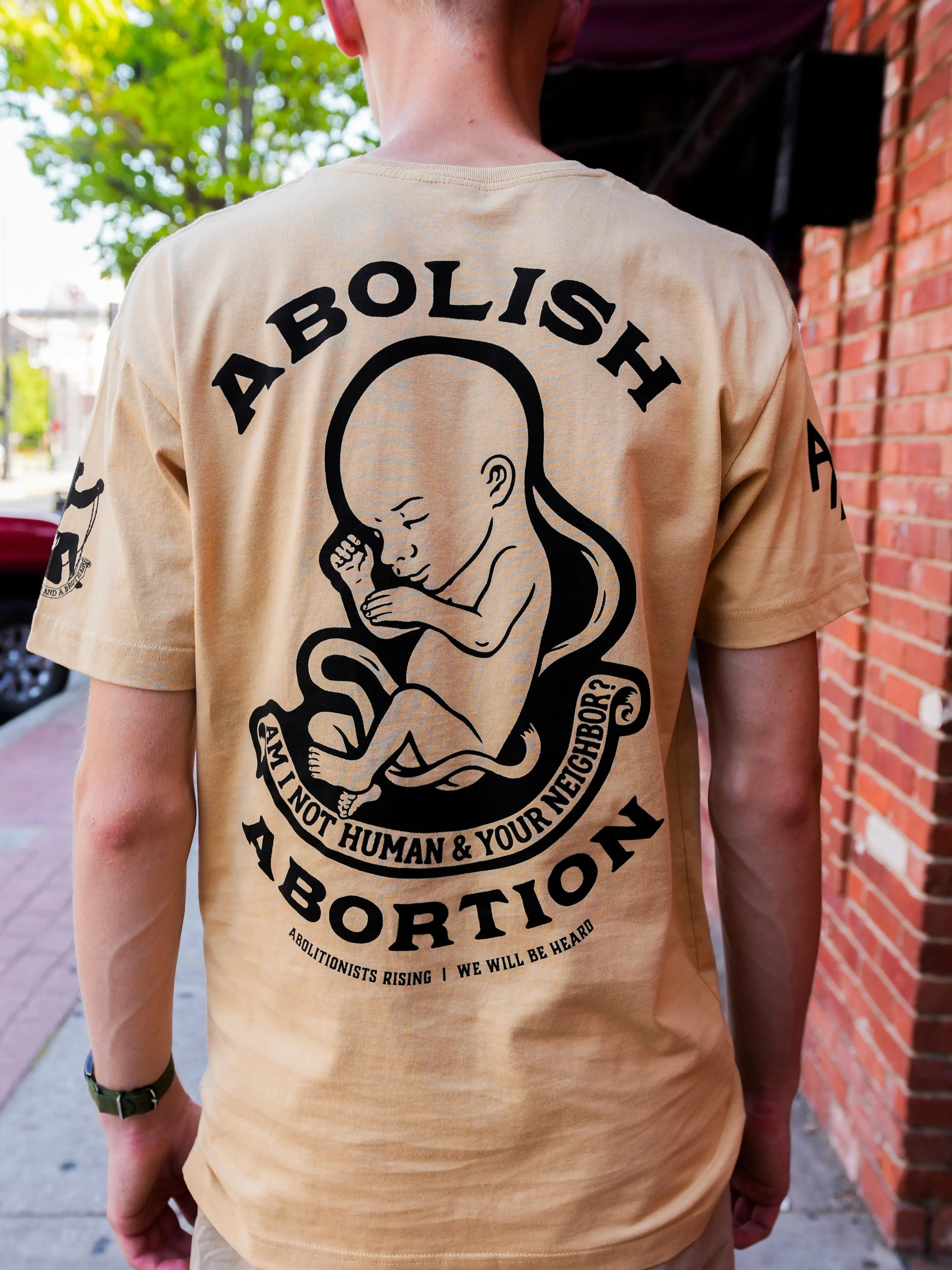 Am I Not Human & Your Neighbor? Unisex T-Shirt Abolitionists Rising Store 