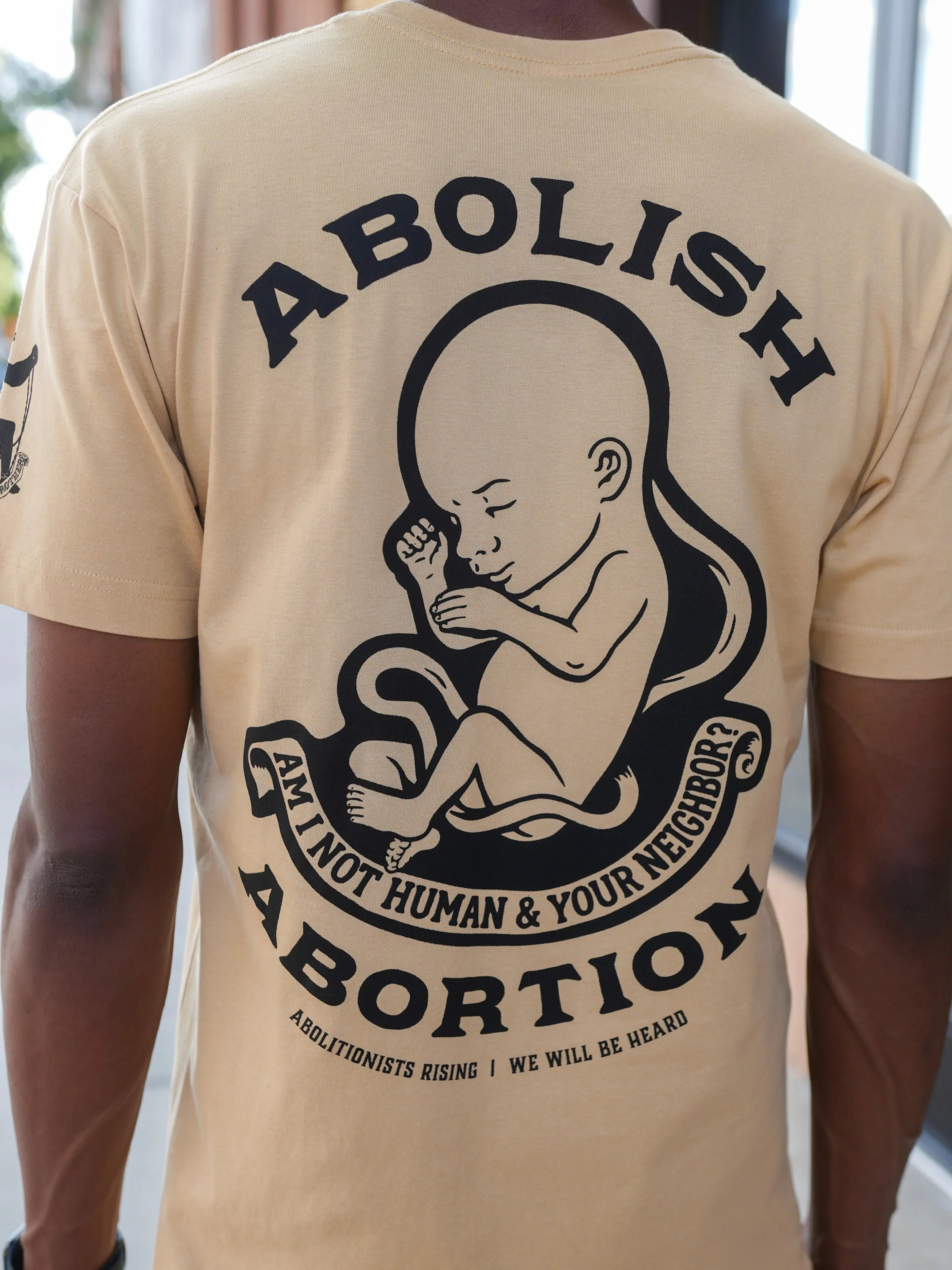 Am I Not Human & Your Neighbor? Unisex T-Shirt Abolitionists Rising Store 