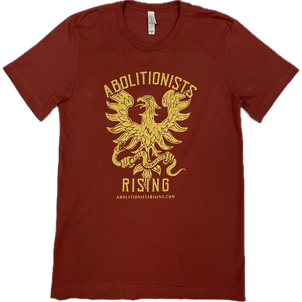 Abolitionists Rising Phoenix T-Shirt - Mauve