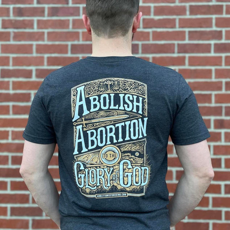 Abolish Abortion to the Glory of God T-Shirt & Dropcard Bundle