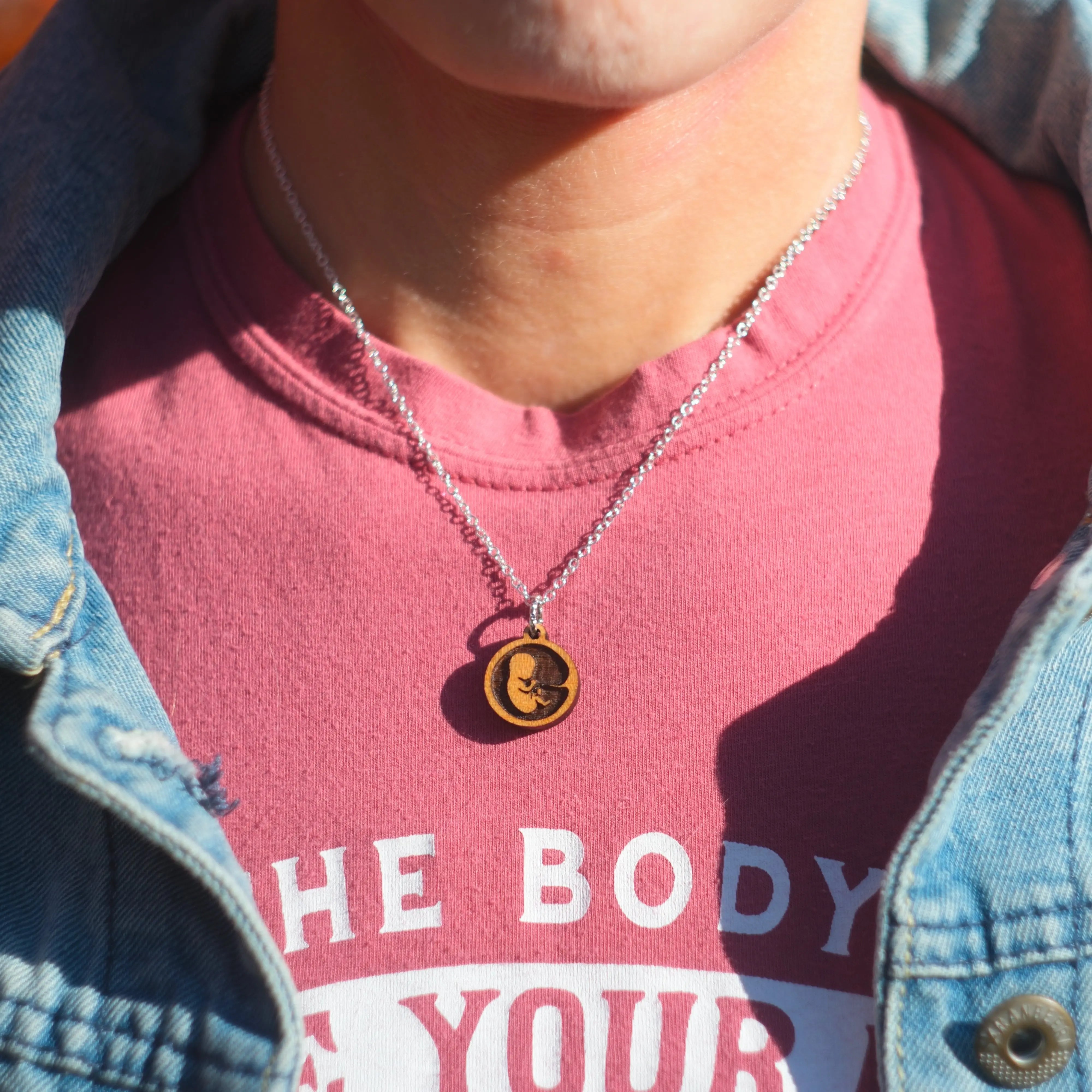 Pre-Born Engraved Necklace Abolitionists Rising Gear Store 