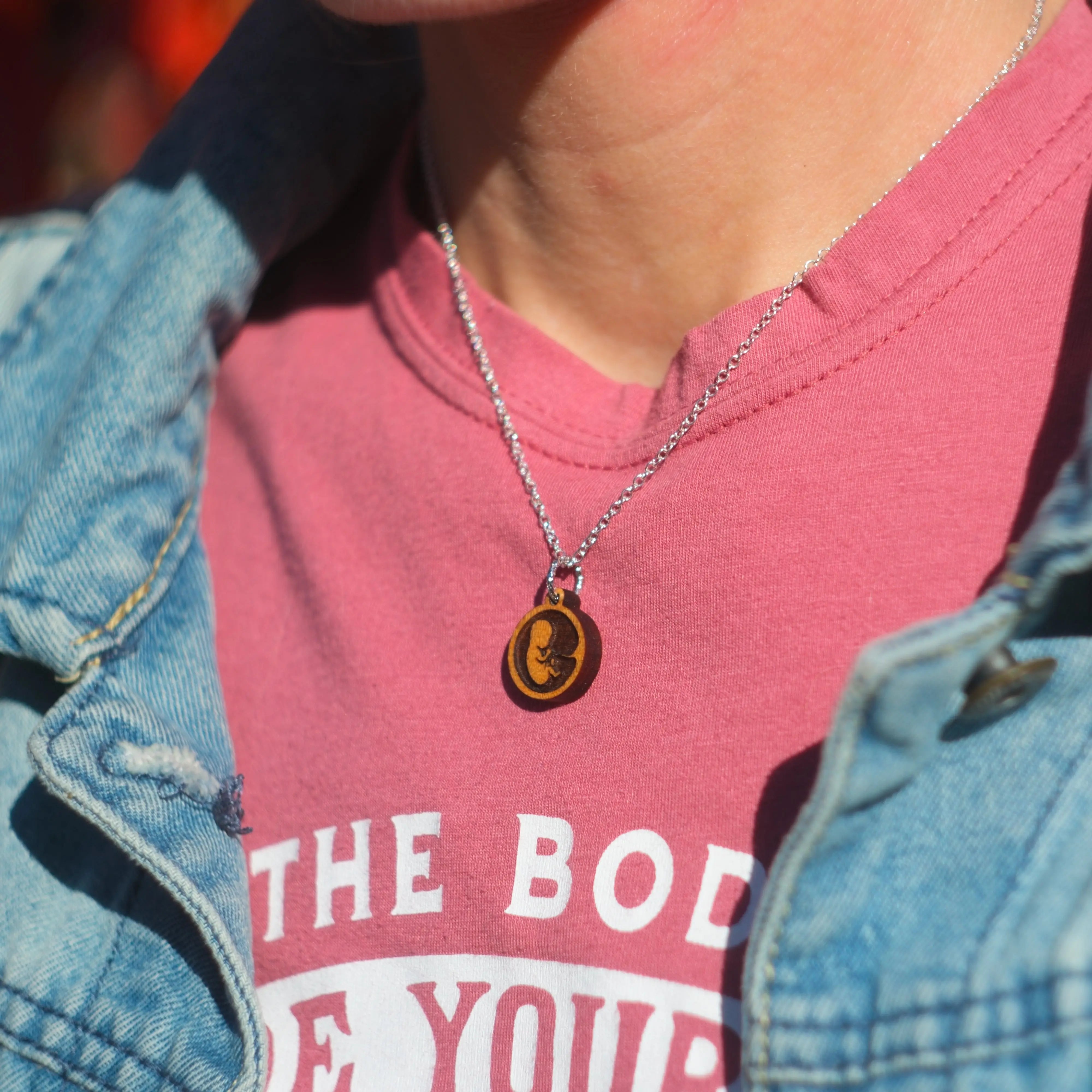 Pre-Born Engraved Necklace Abolitionists Rising Gear Store 