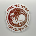 Equal Protection Sticker