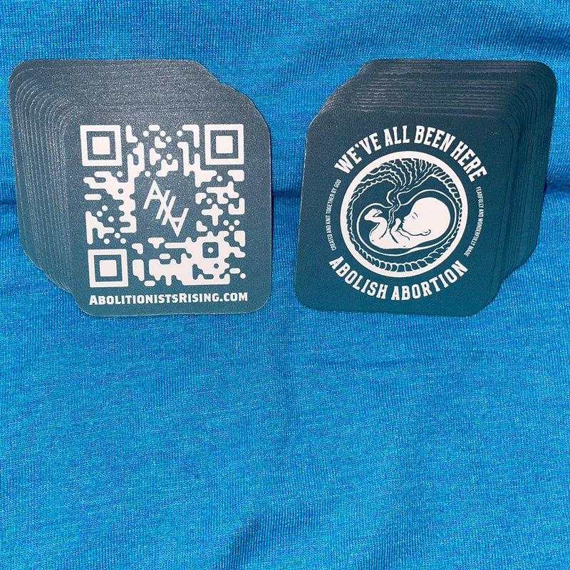 We've All Been Here T-Shirt & Dropcard Bundle - Turquoise