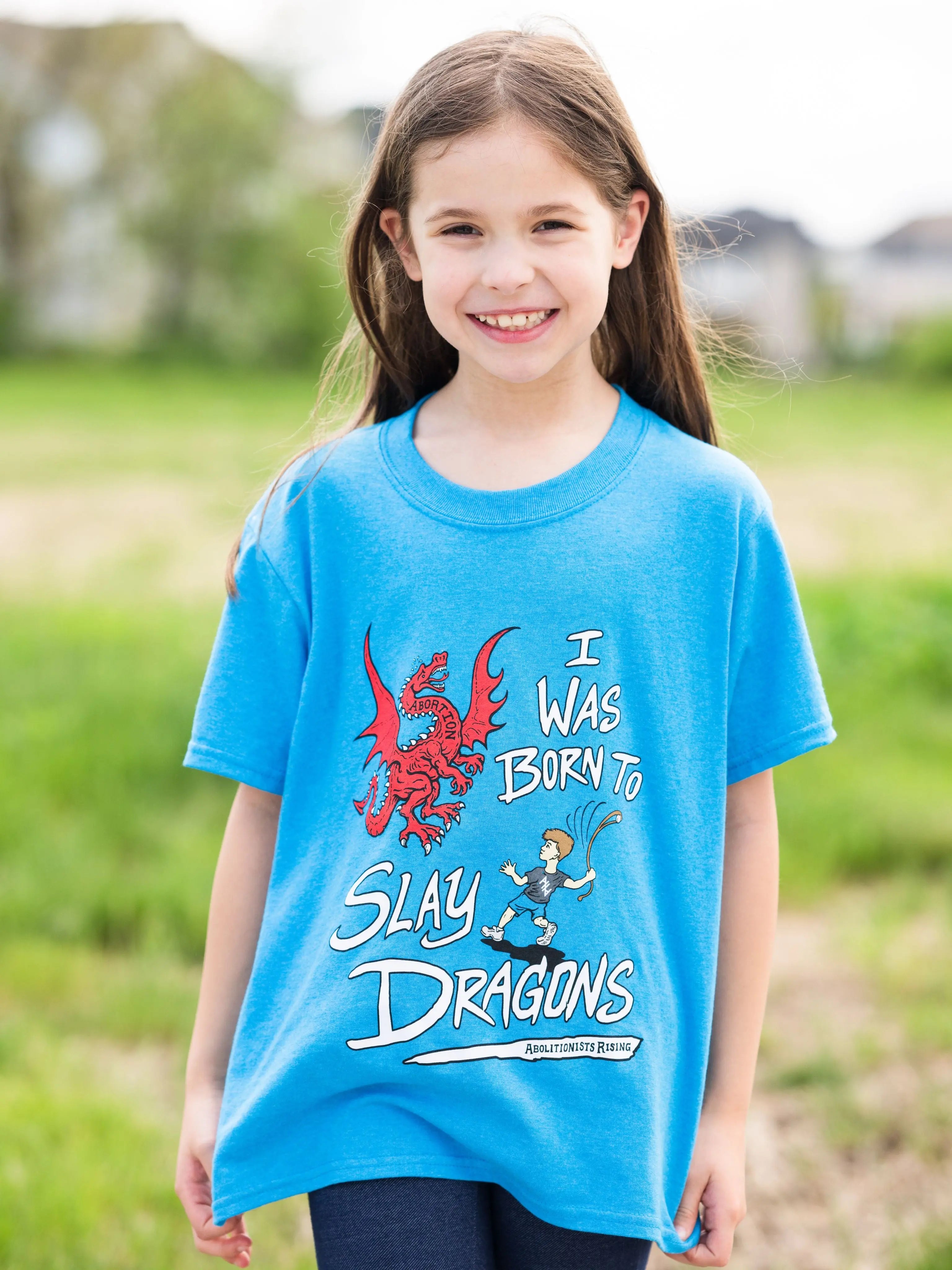 I was Born to Slay Dragons YOUTH T-Shirt Abolitionists Rising Gear Store 
