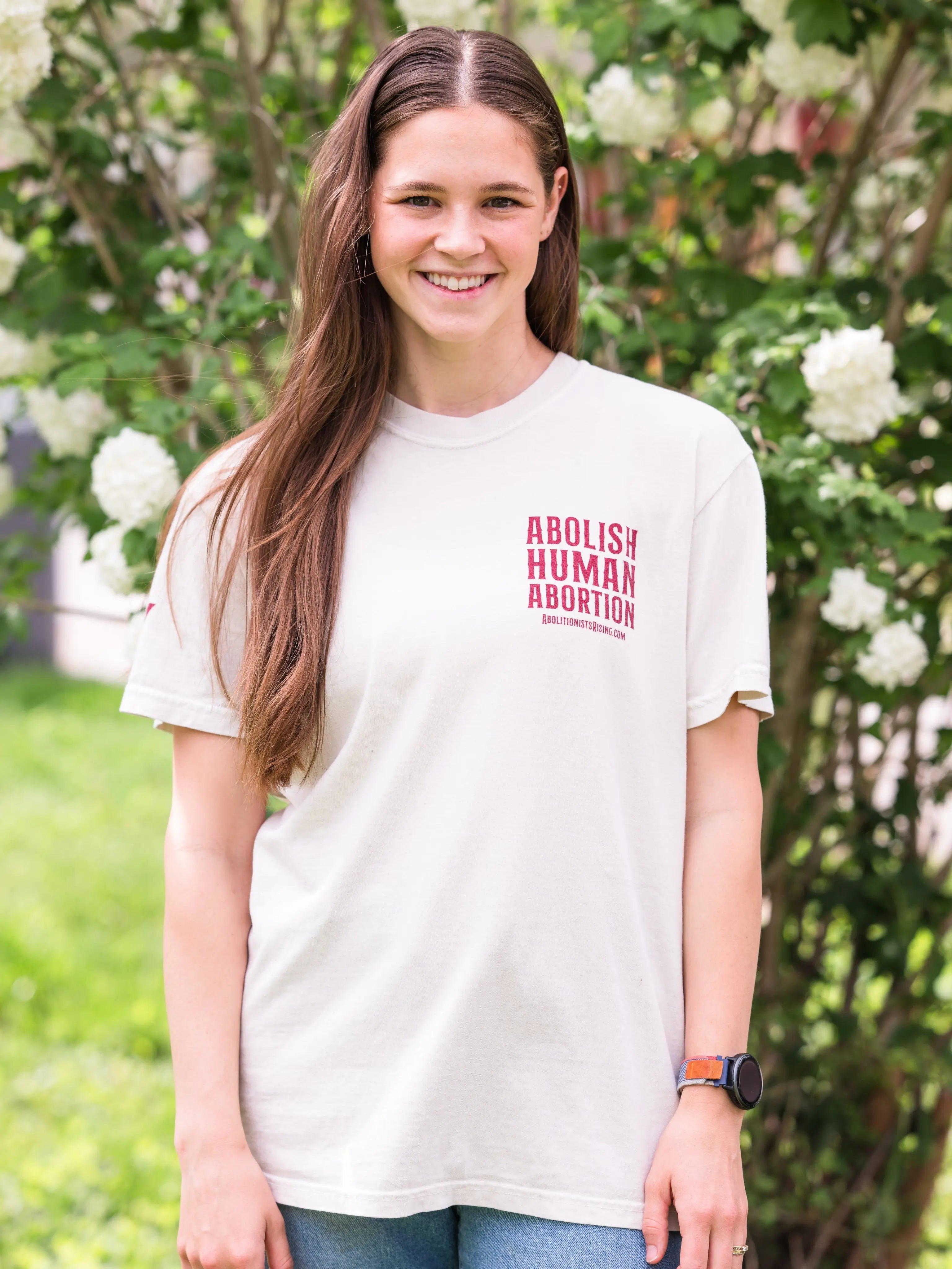 You Shall Not Murder Ivory T-Shirt (Unisex) & Dropcard Bundle Abolitionists Rising Store 