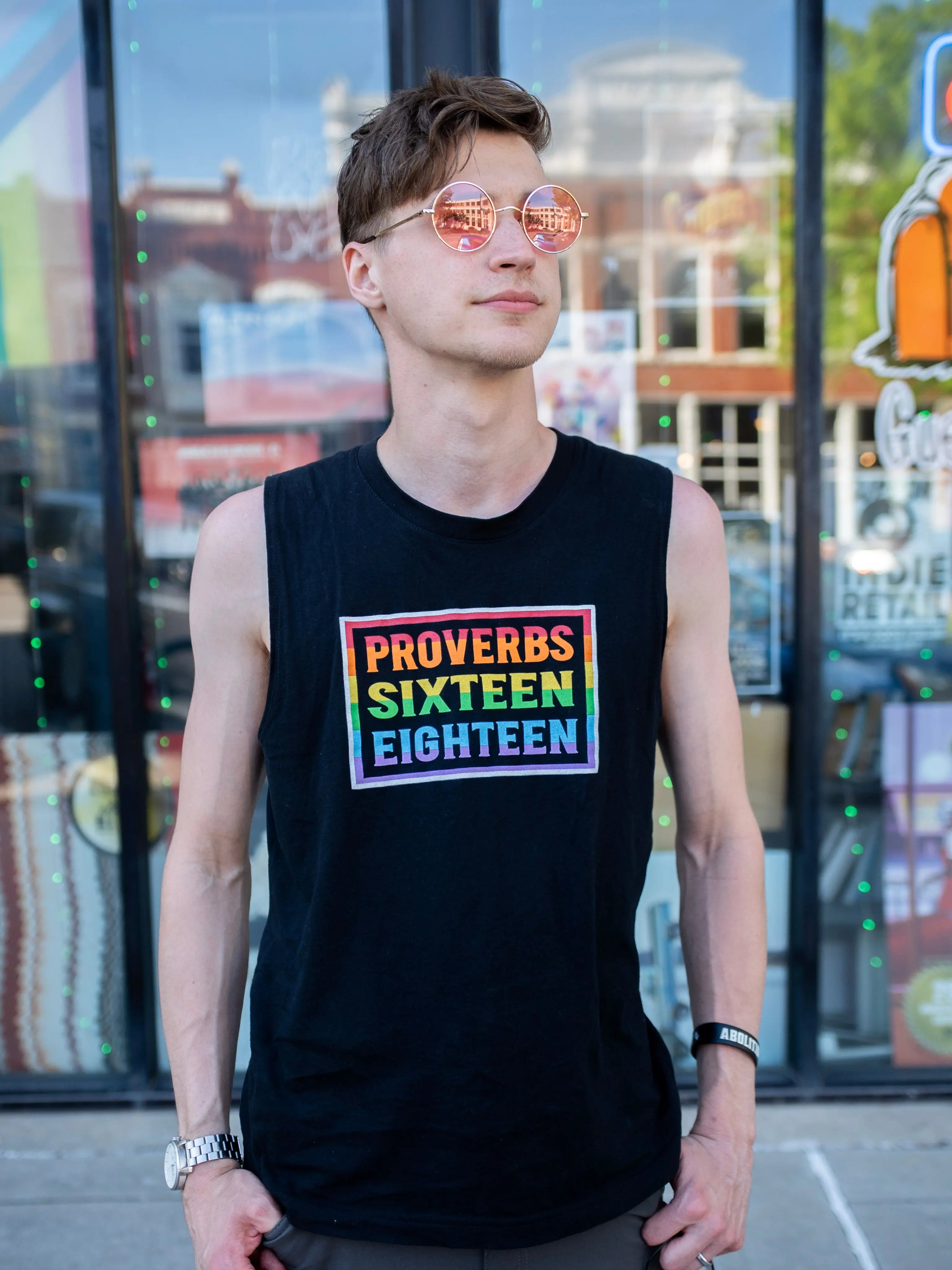 Proverbs 16:18 Pride Unisex Tank Top Abolitionists Rising Store 