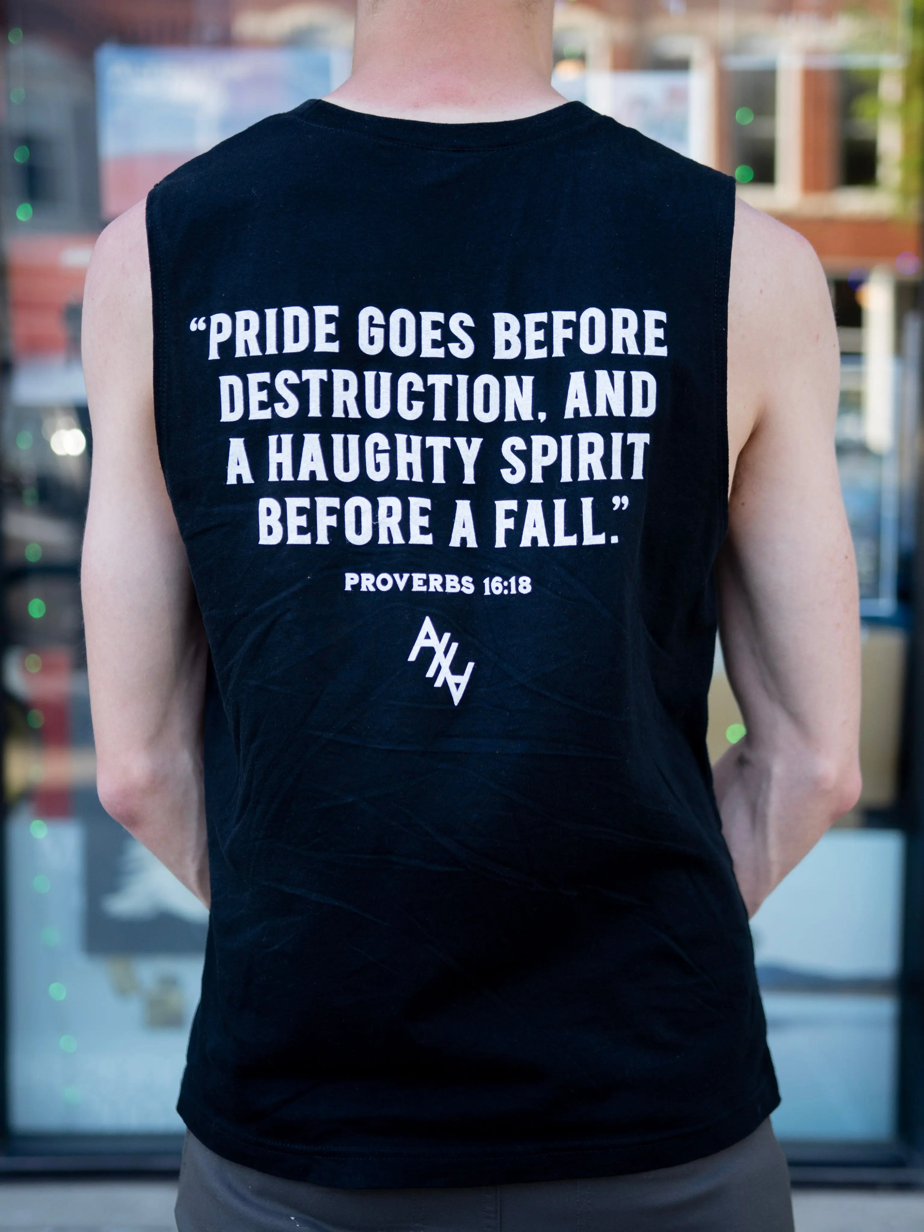 Proverbs 16:18 Pride Unisex Tank Top Abolitionists Rising Store 
