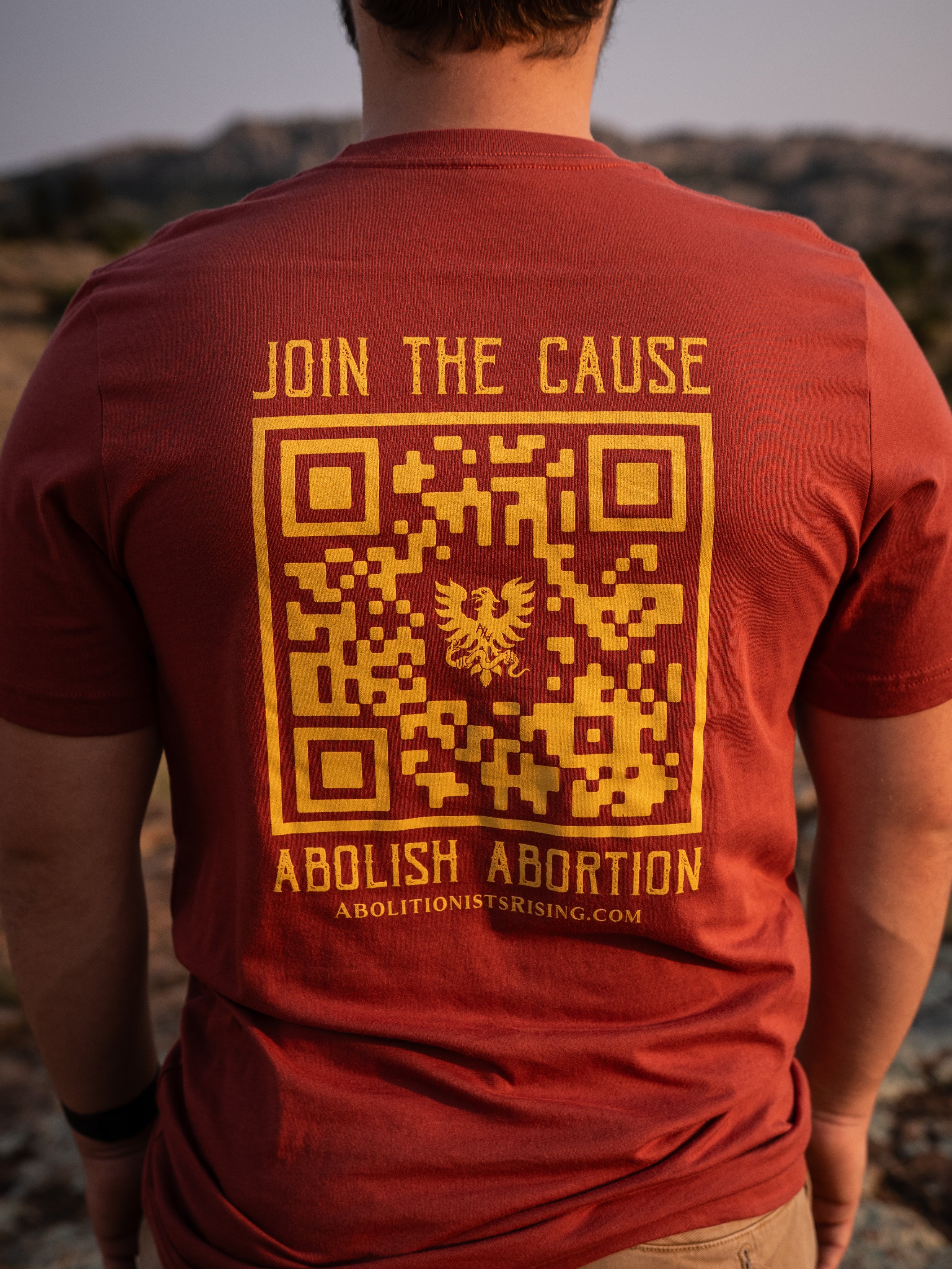 Abolitionists Rising Phoenix T-Shirt (Unisex) - Mauve