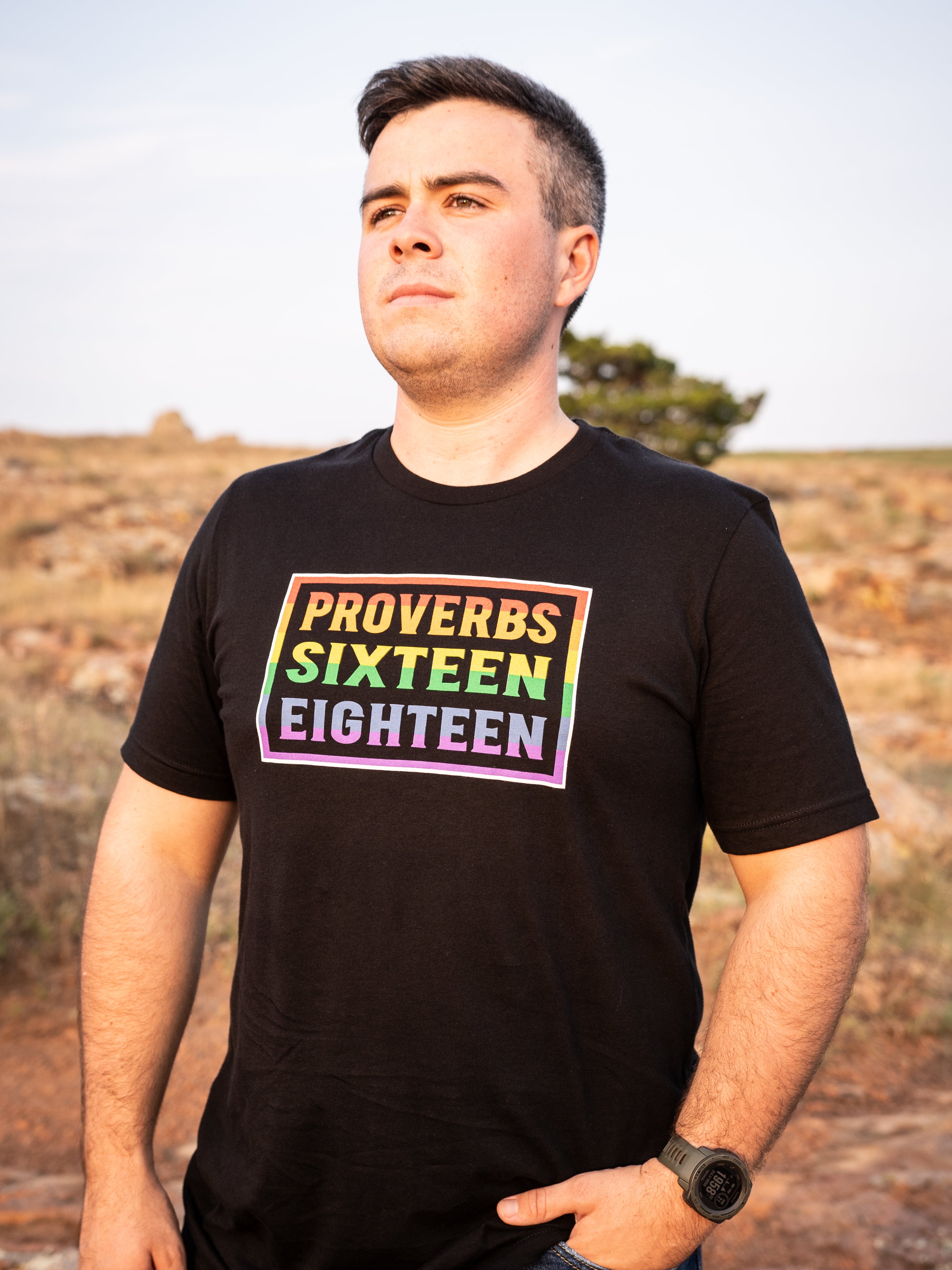 Proverbs 16:18 Black Pride T-Shirt (Unisex) & Quadfolds bundle