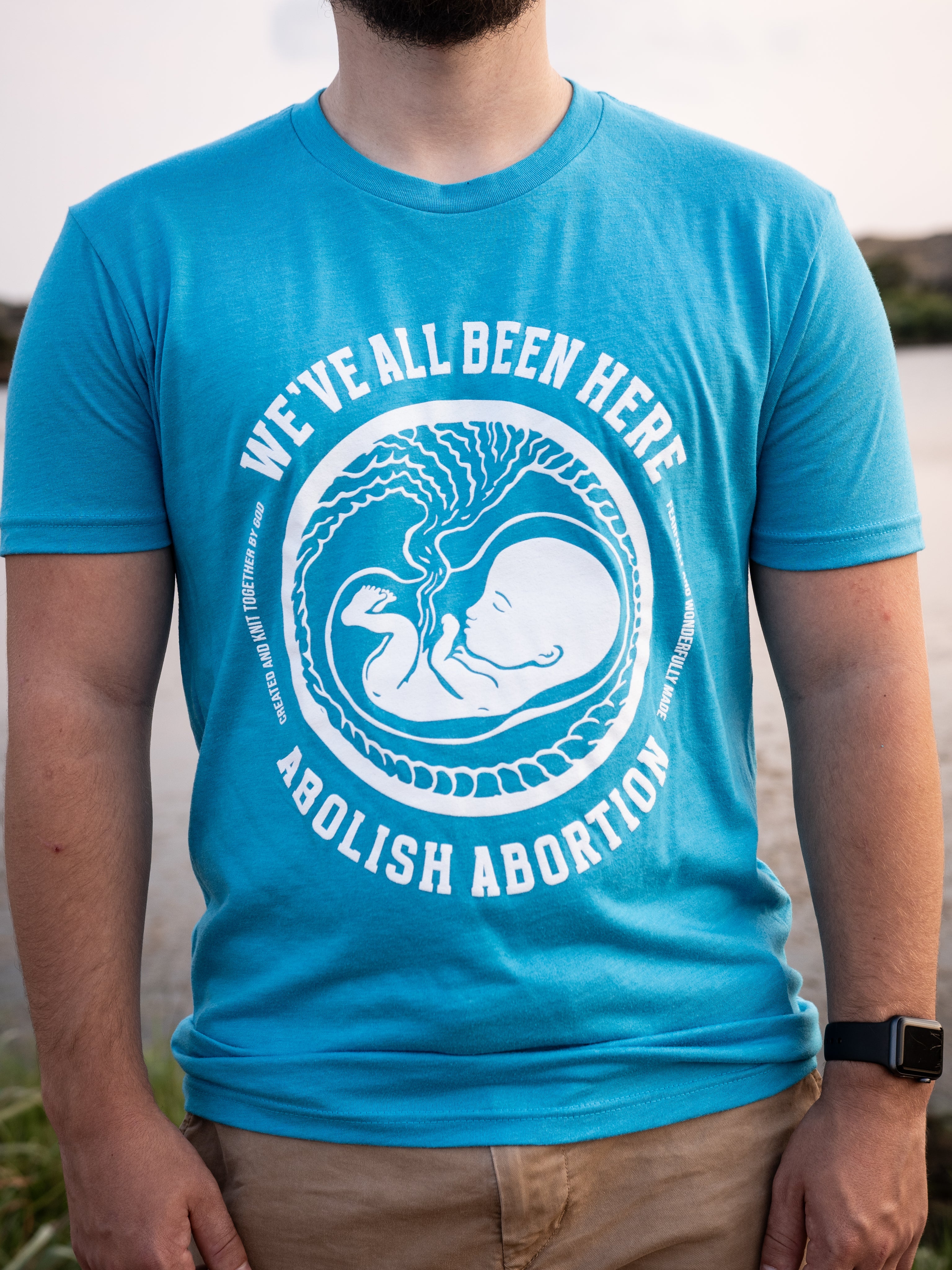We've All Been Here T-Shirt (Unisex) - Turquoise & Dropcard Bundle