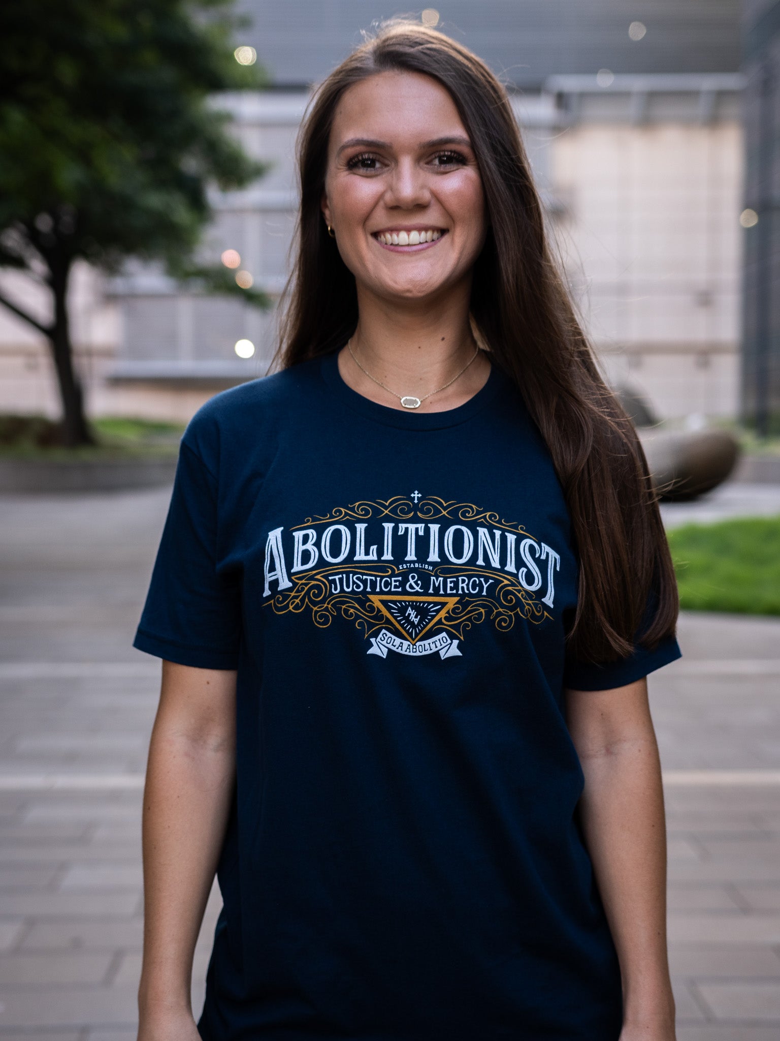 Abolish Abortion to the Glory of God T-Shirt (Unisex) - Navy & DropCards bundle - Abolitionists Rising Gear Store Shirts XS Abolitionists Rising Store