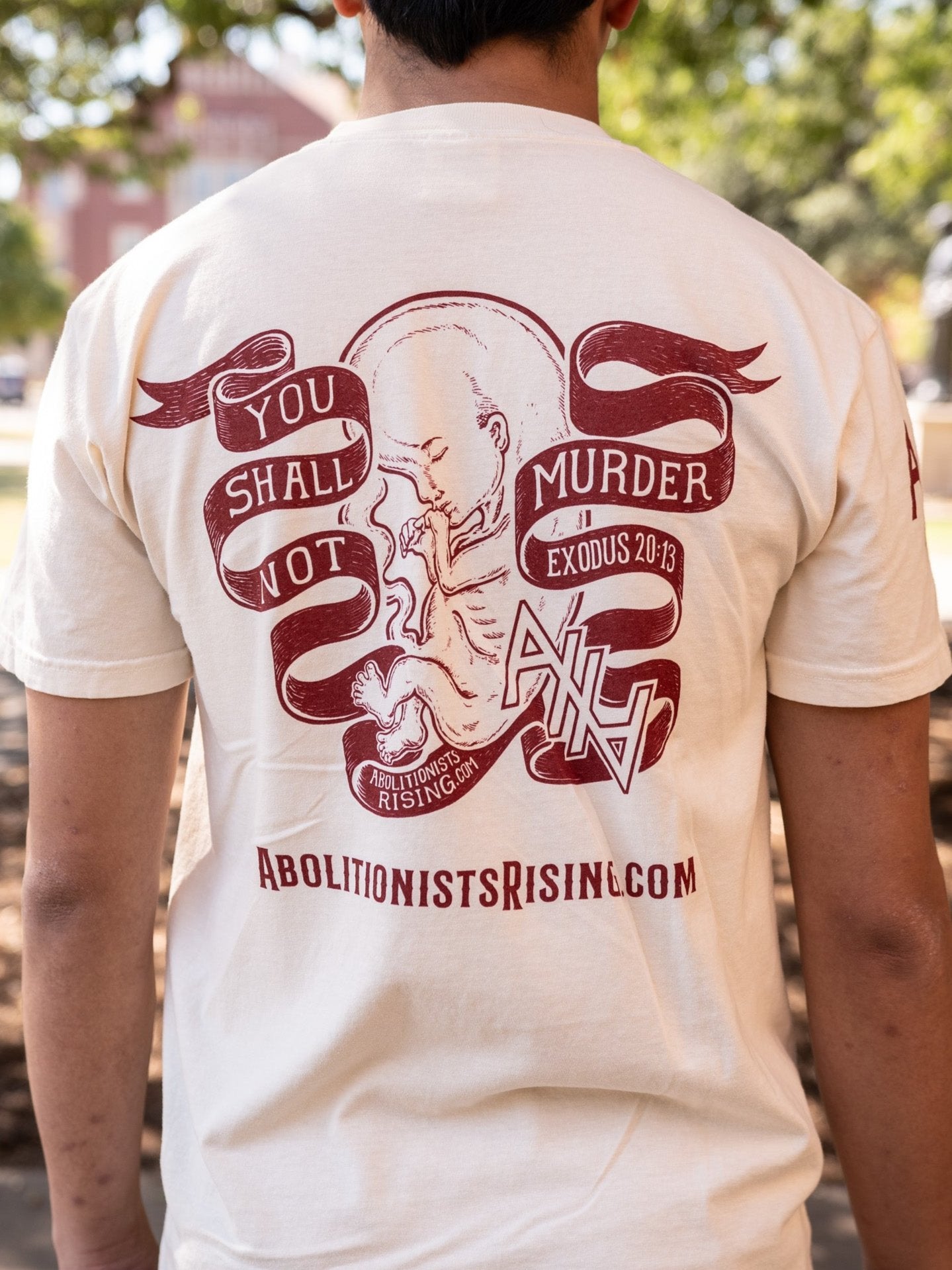 You Shall Not Murder Ivory T-Shirt (Unisex) - Abolitionists Rising Gear Store Shirts S Abolitionists Rising Store