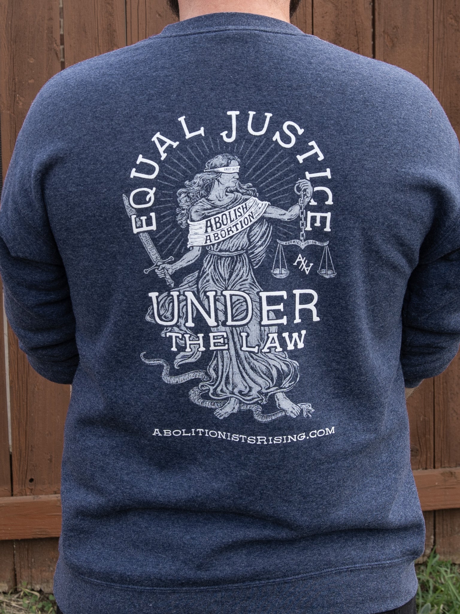 Equal Justice Unisex Sweatshirt - Abolitionists Rising Gear Store Shirts S Abolitionists Rising Gear Store