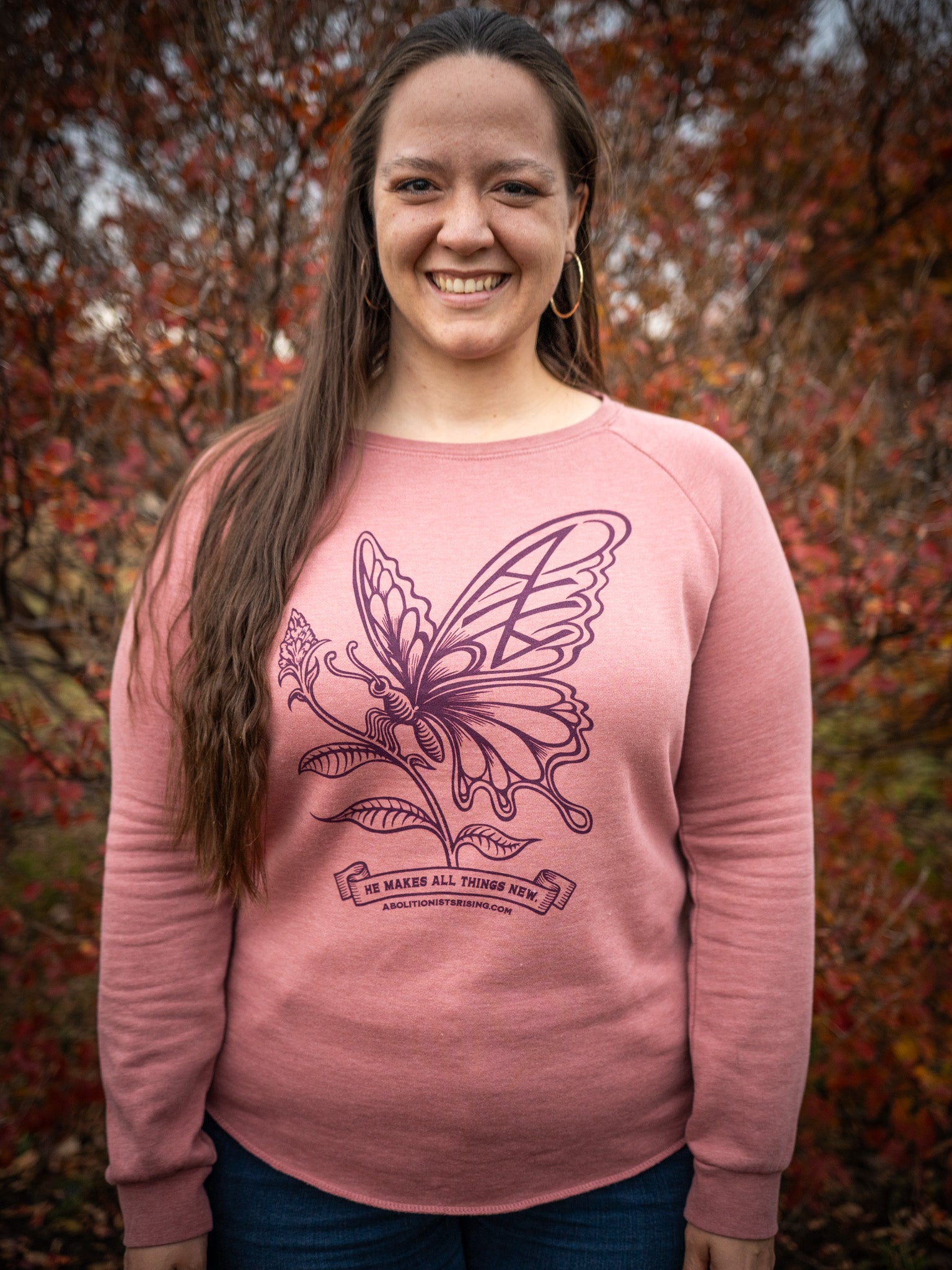 Forgiveness for the Sin of Abortion Ladies Sweatshirt - Abolitionists Rising Gear Store