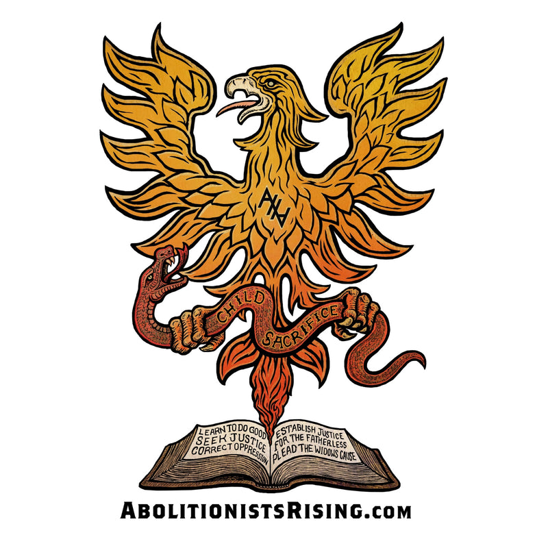 Abolitionists Rising Phoenix Sticker