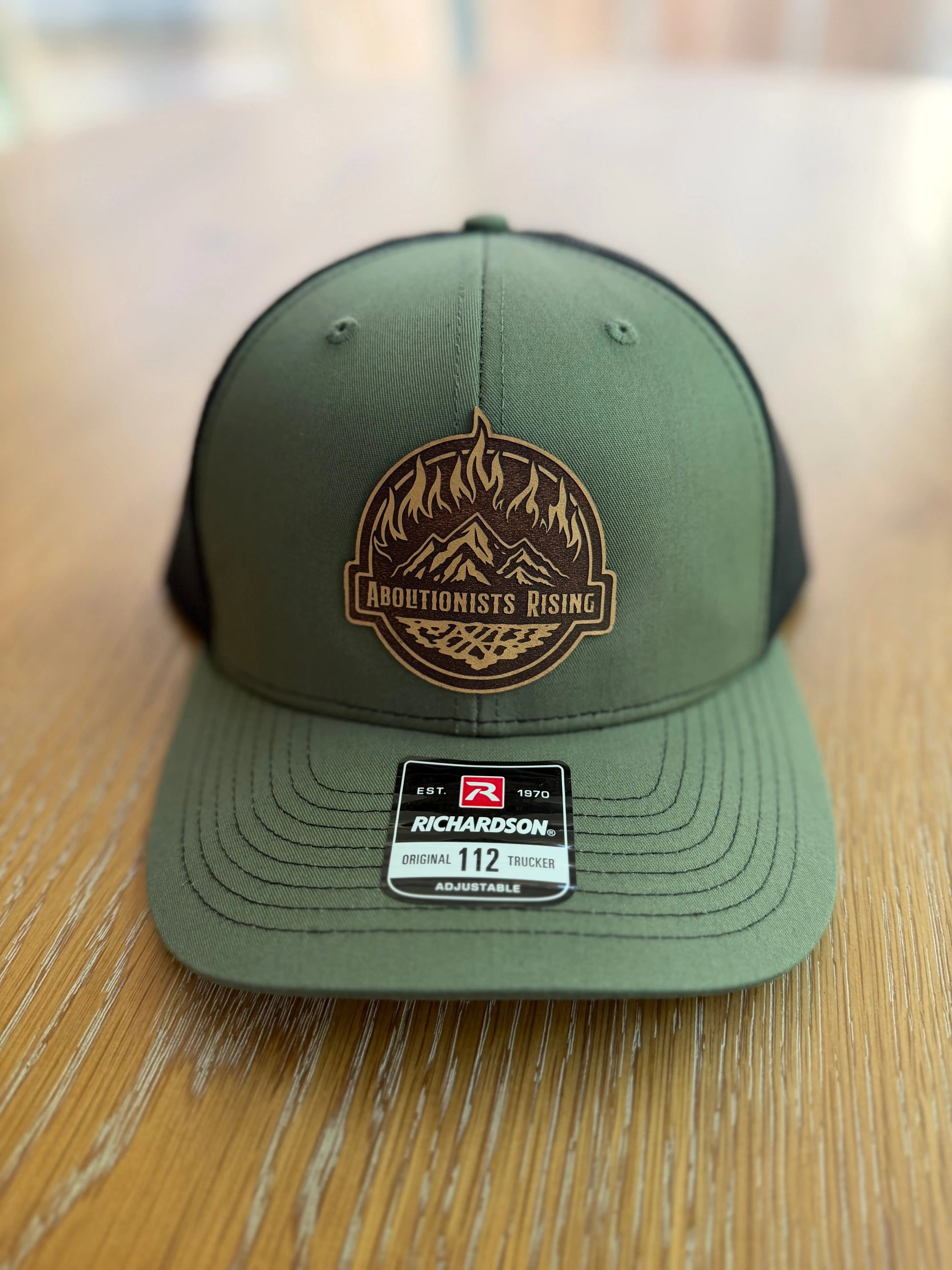 Abolitionists Rising Loden Leather Patch Hat Abolitionists Rising Gear Store 