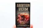 Abortion Victim: Murdered at 12 weeks - Dropcard