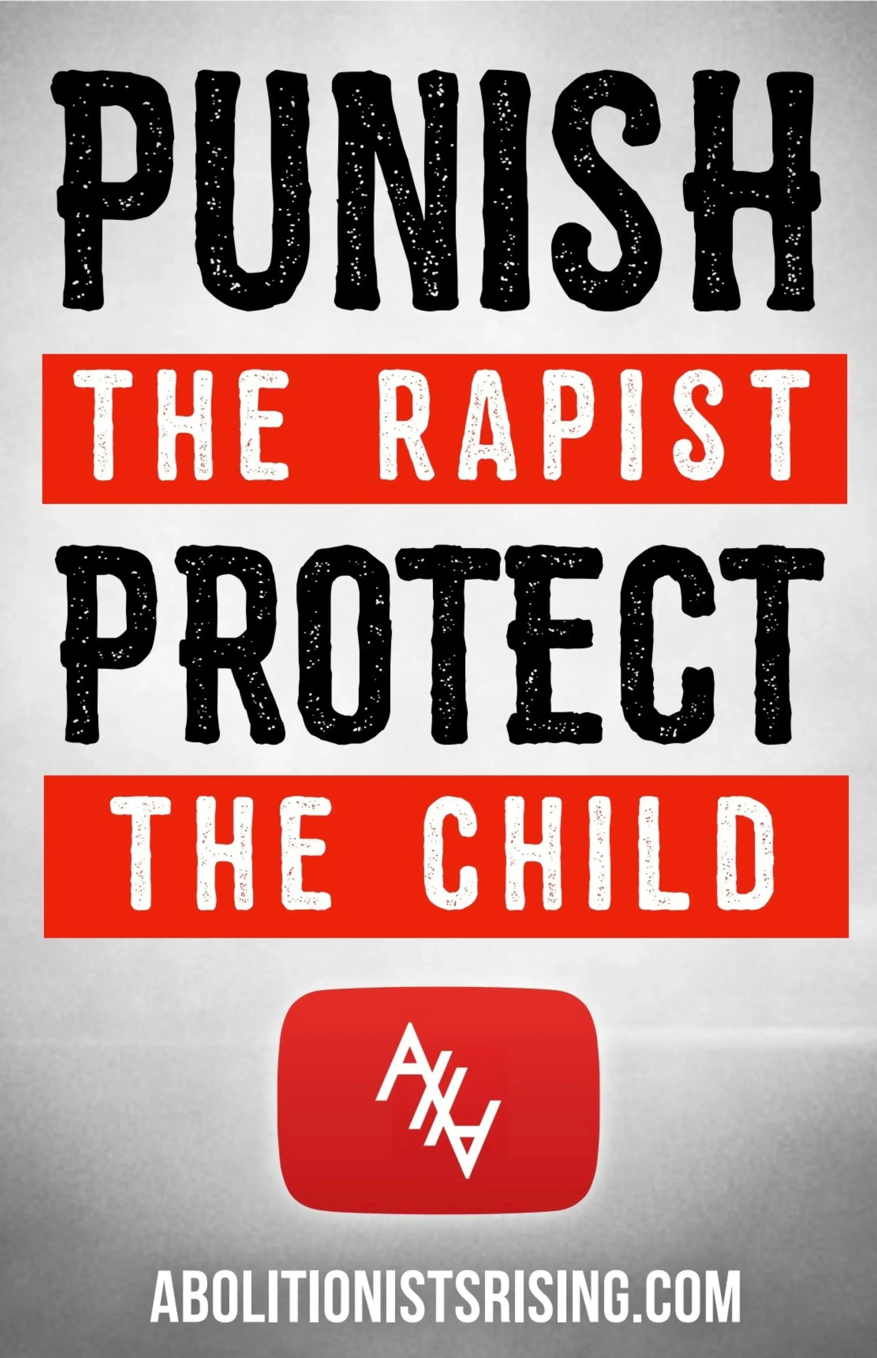 Punish The Rapist Sign Abolitionists Rising Store 