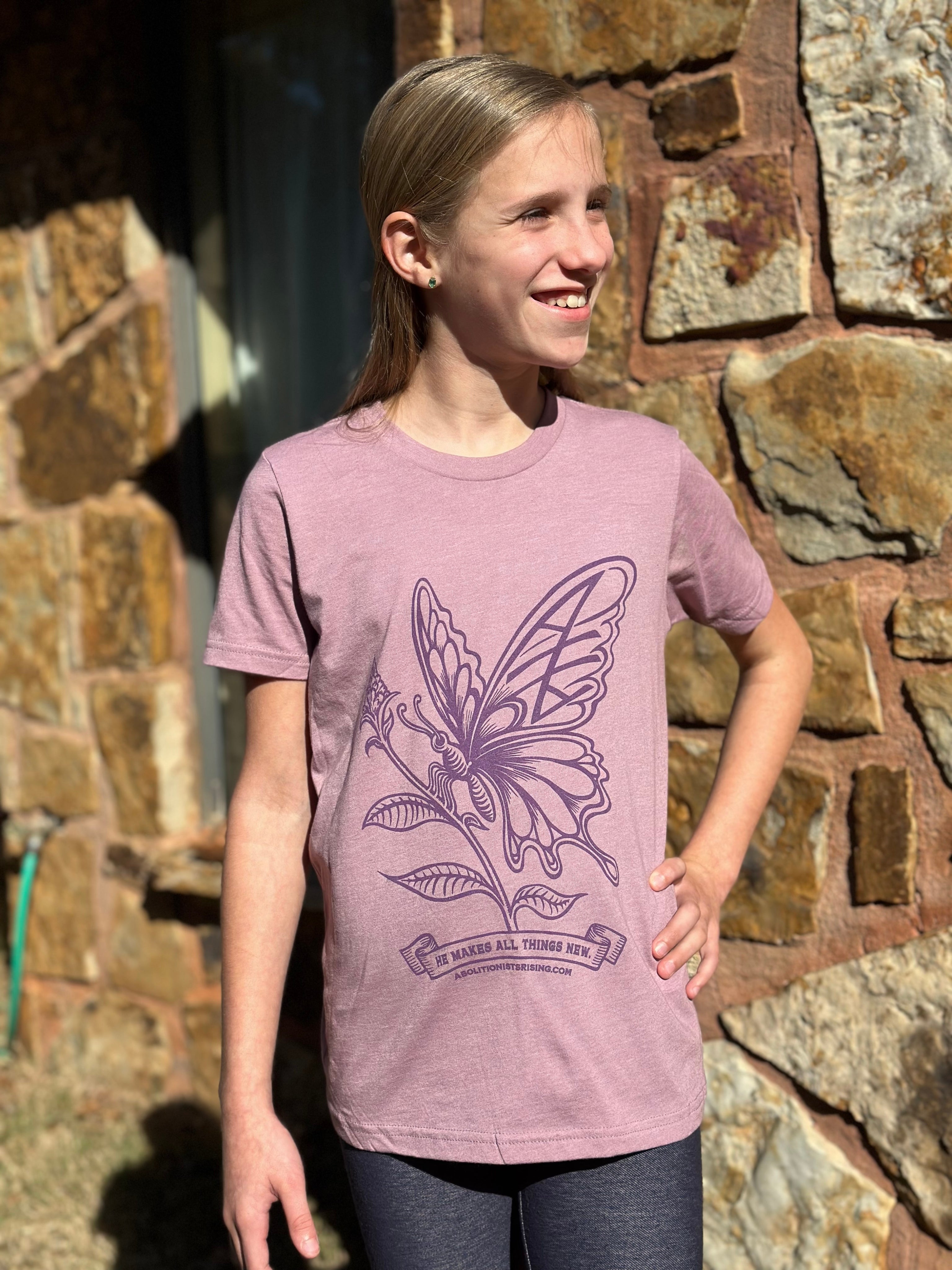 He Makes all Things New YOUTH T-Shirt - Abolitionists Rising Gear Store