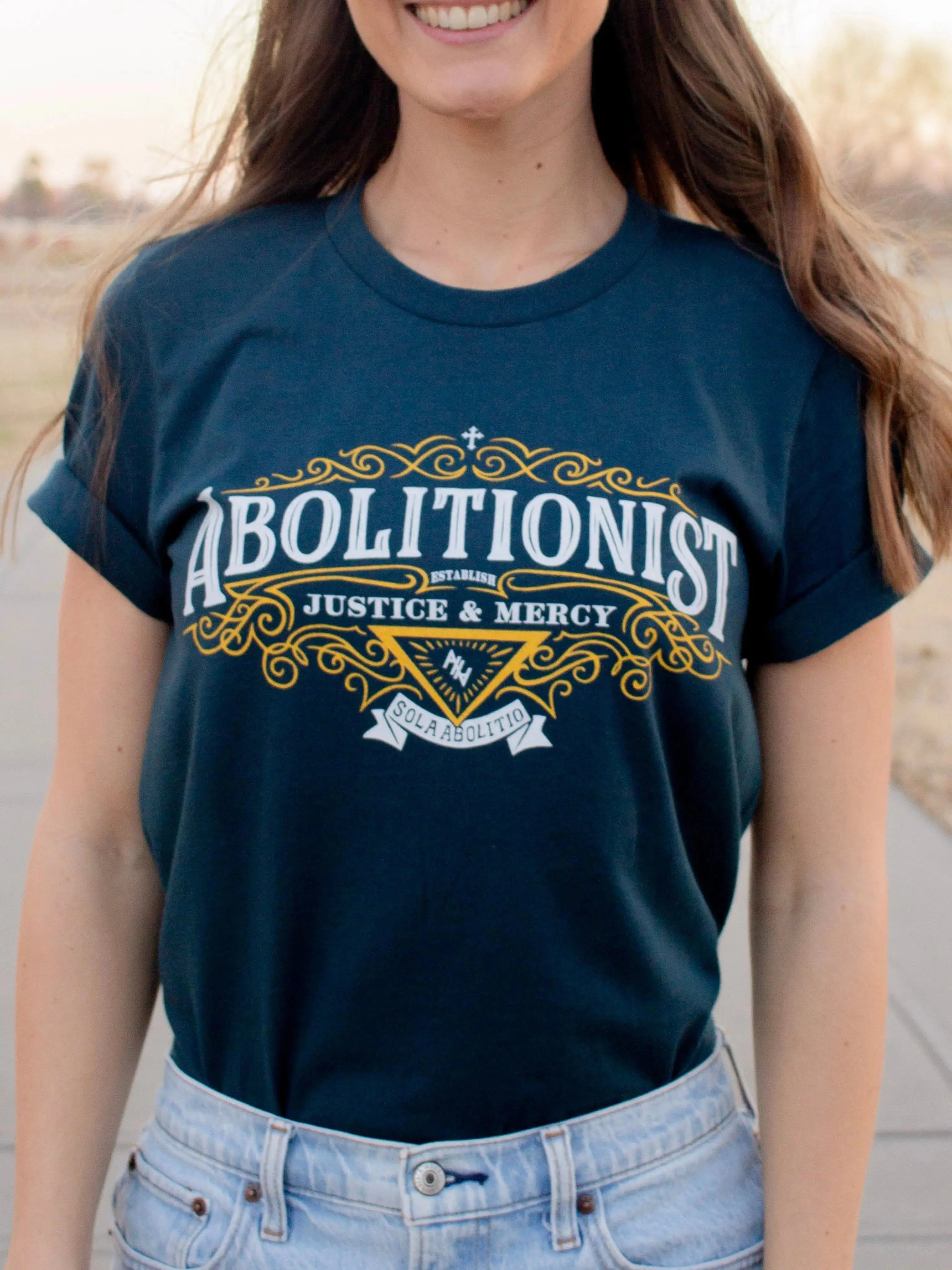 Abolish Abortion To The Glory Of God! Unisex T-Shirt Abolitionists Rising Store 