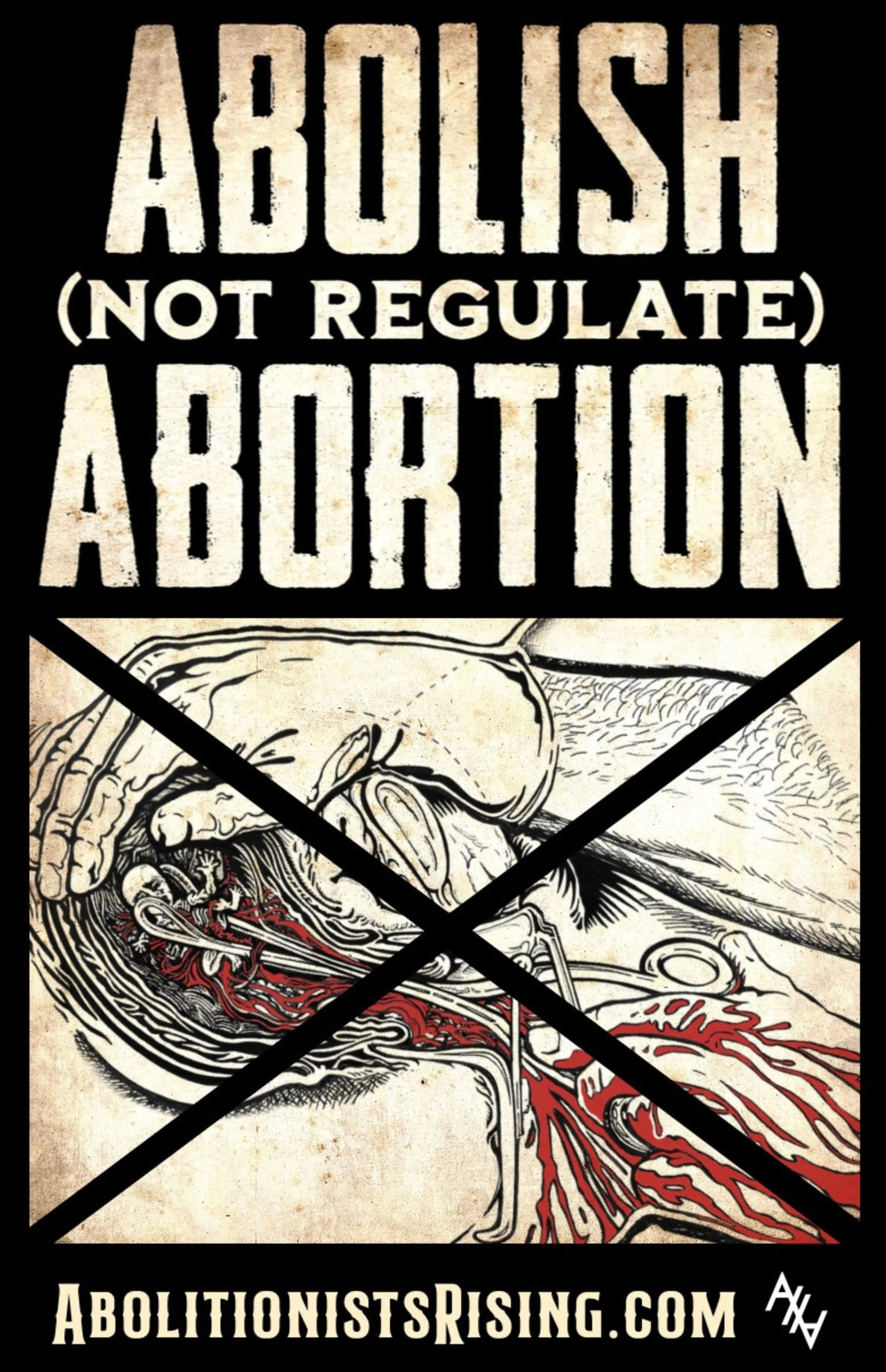 Abolish Not Regulate Sign Abolitionists Rising Store 