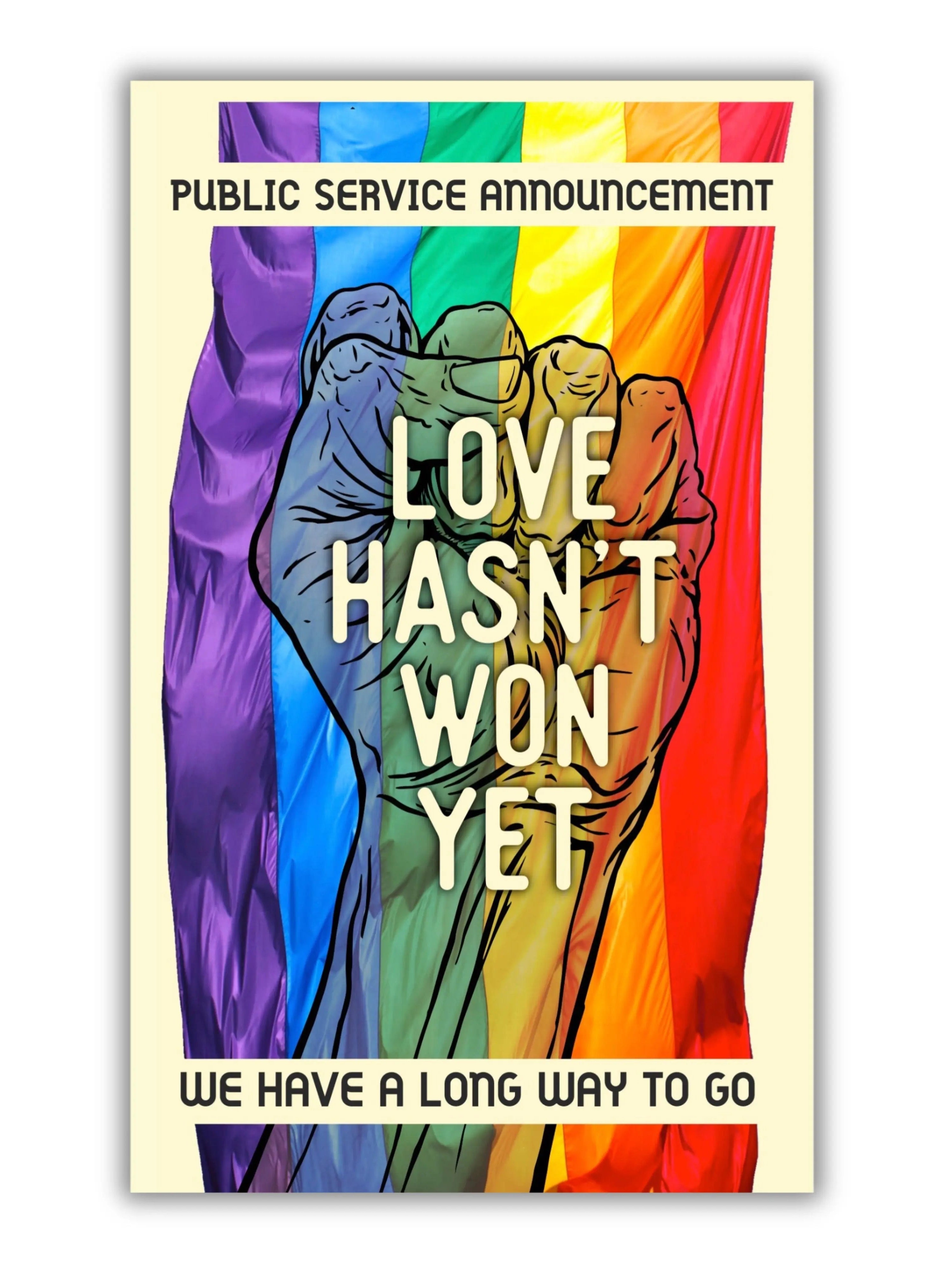 Love Hasn't Won Yet Quadfold Abolitionists Rising Store 