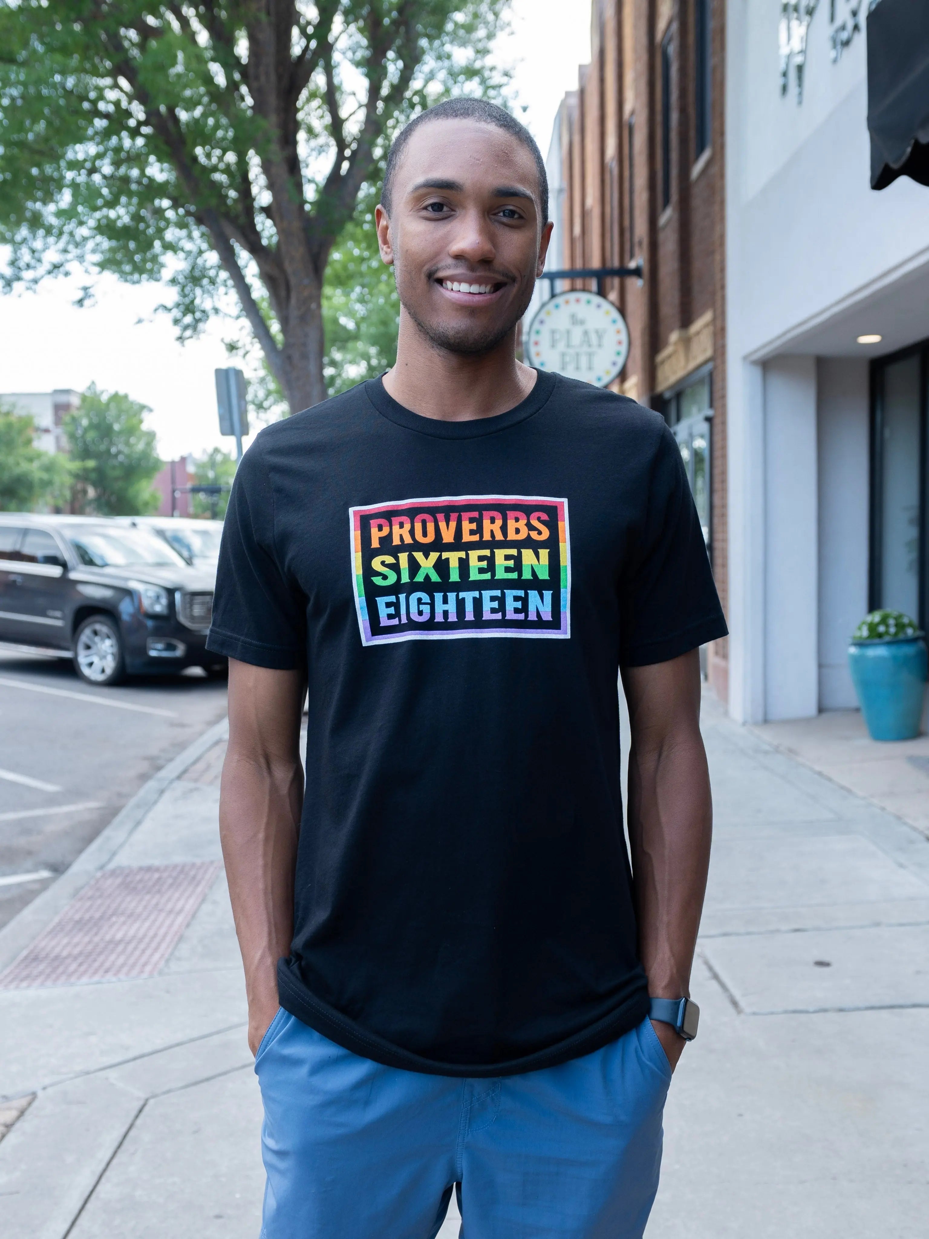 Proverbs 16:18 Pride Unisex T-Shirt Abolitionists Rising Store 