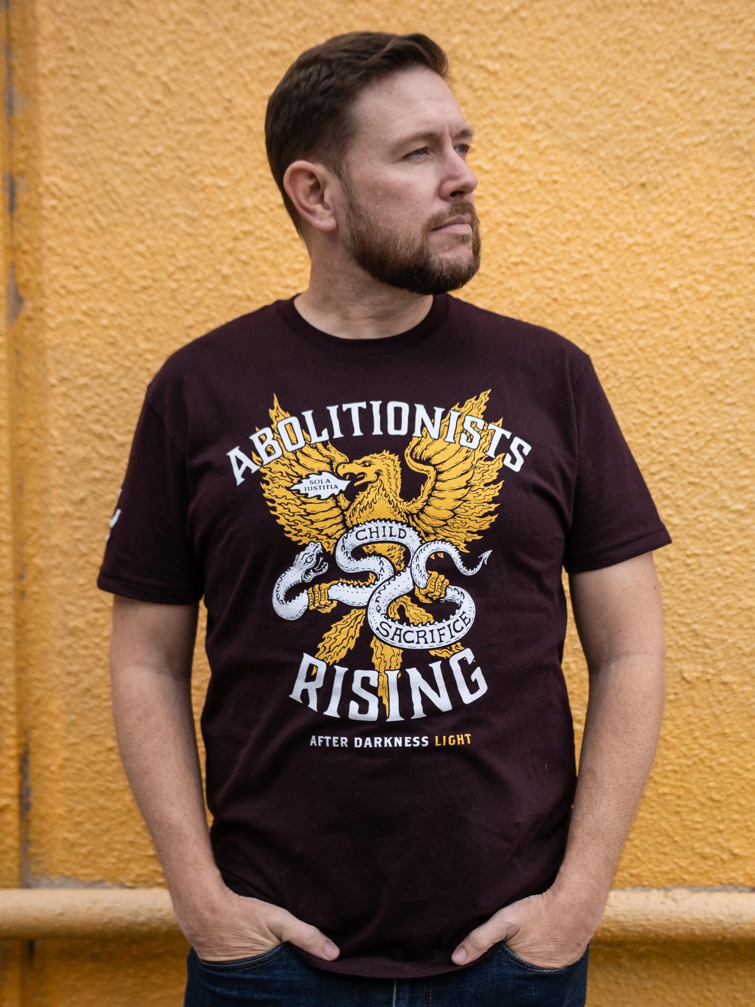 Phoenix Rising Unisex T-Shirt Abolitionists Rising Gear Store 
