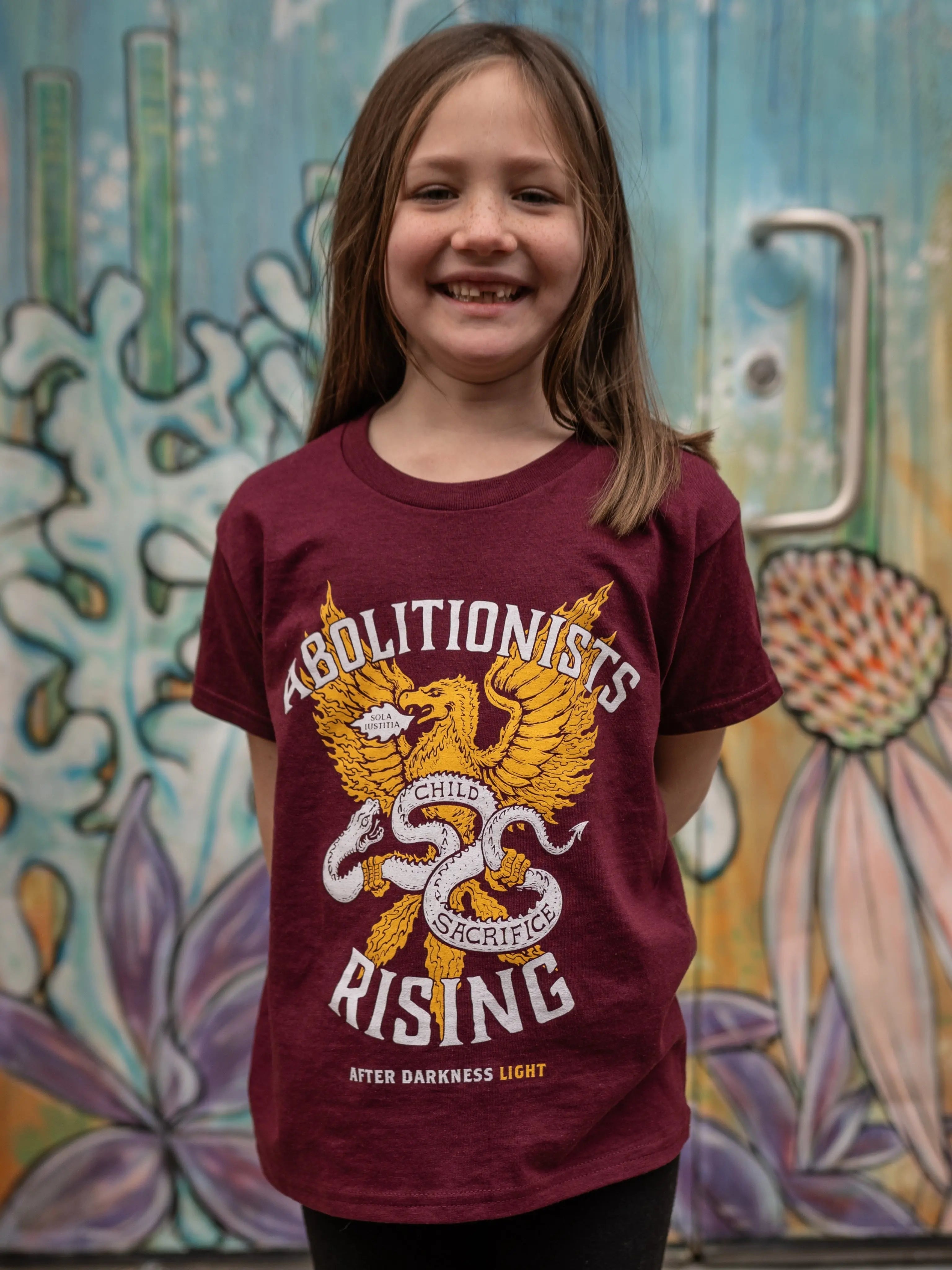 Phoenix Rising Youth T-Shirt Abolitionists Rising Gear Store 