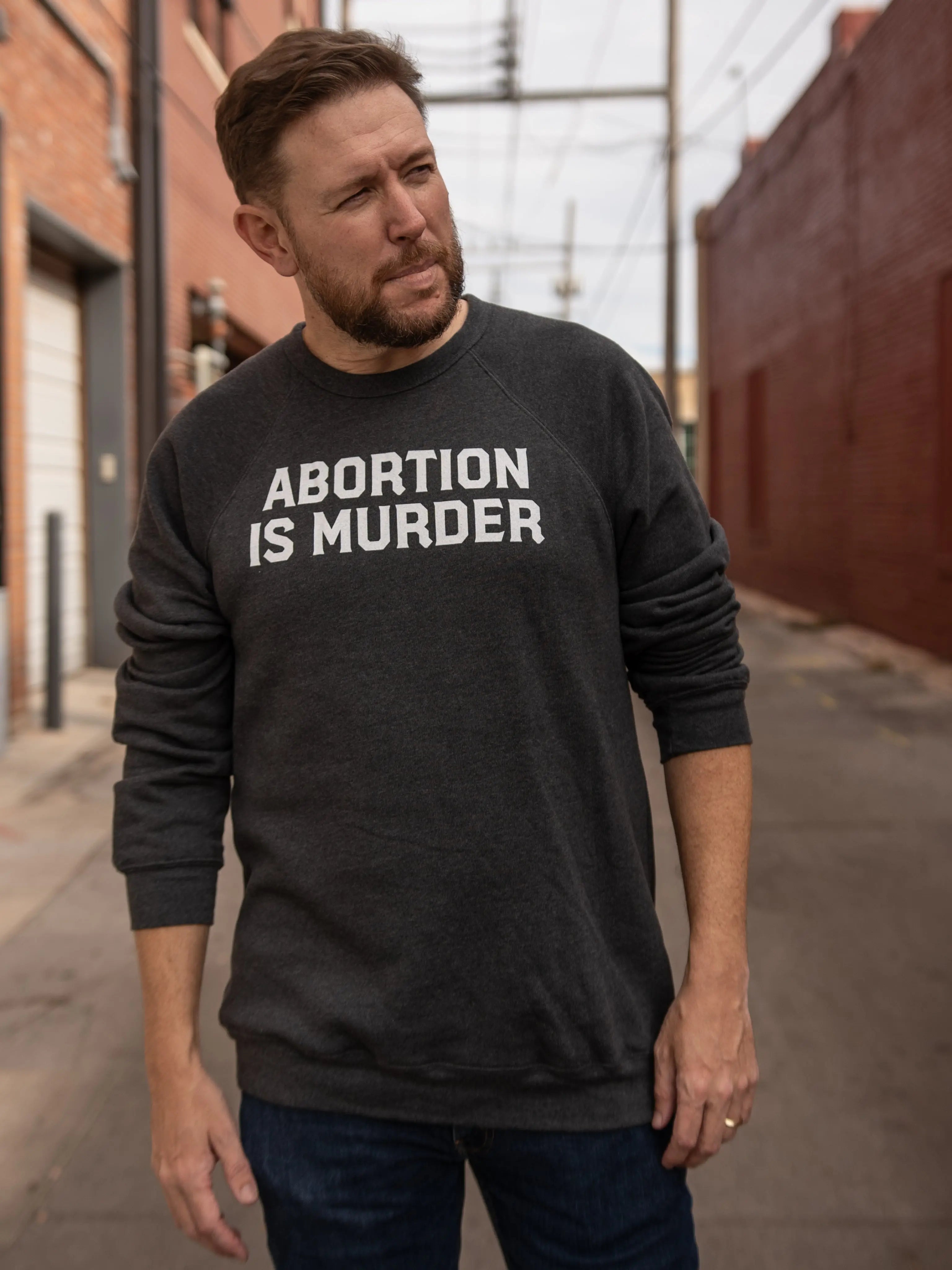 Abortion Is Murder Unisex Sweatshirt Abolitionists Rising Gear Store 