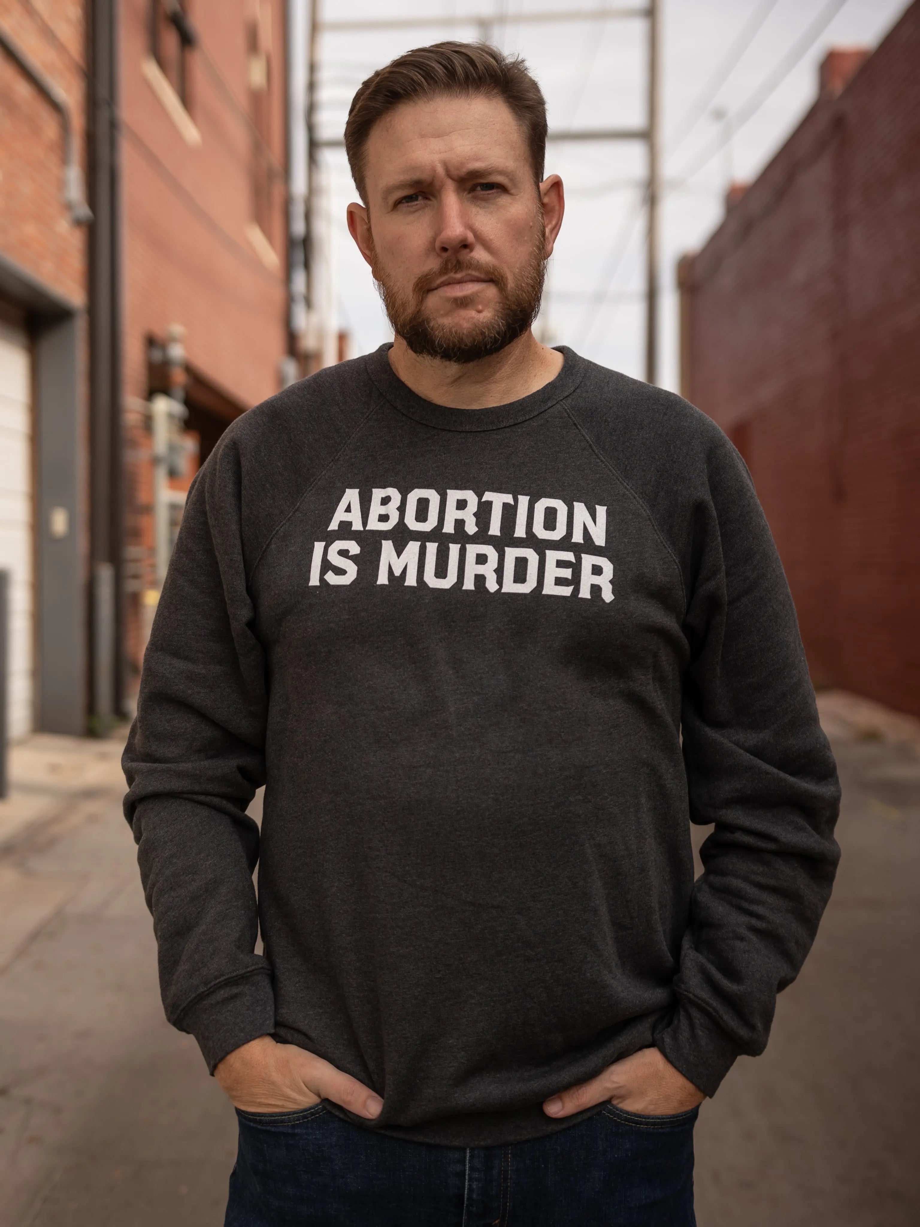 Abortion Is Murder Unisex Sweatshirt Abolitionists Rising Gear Store 