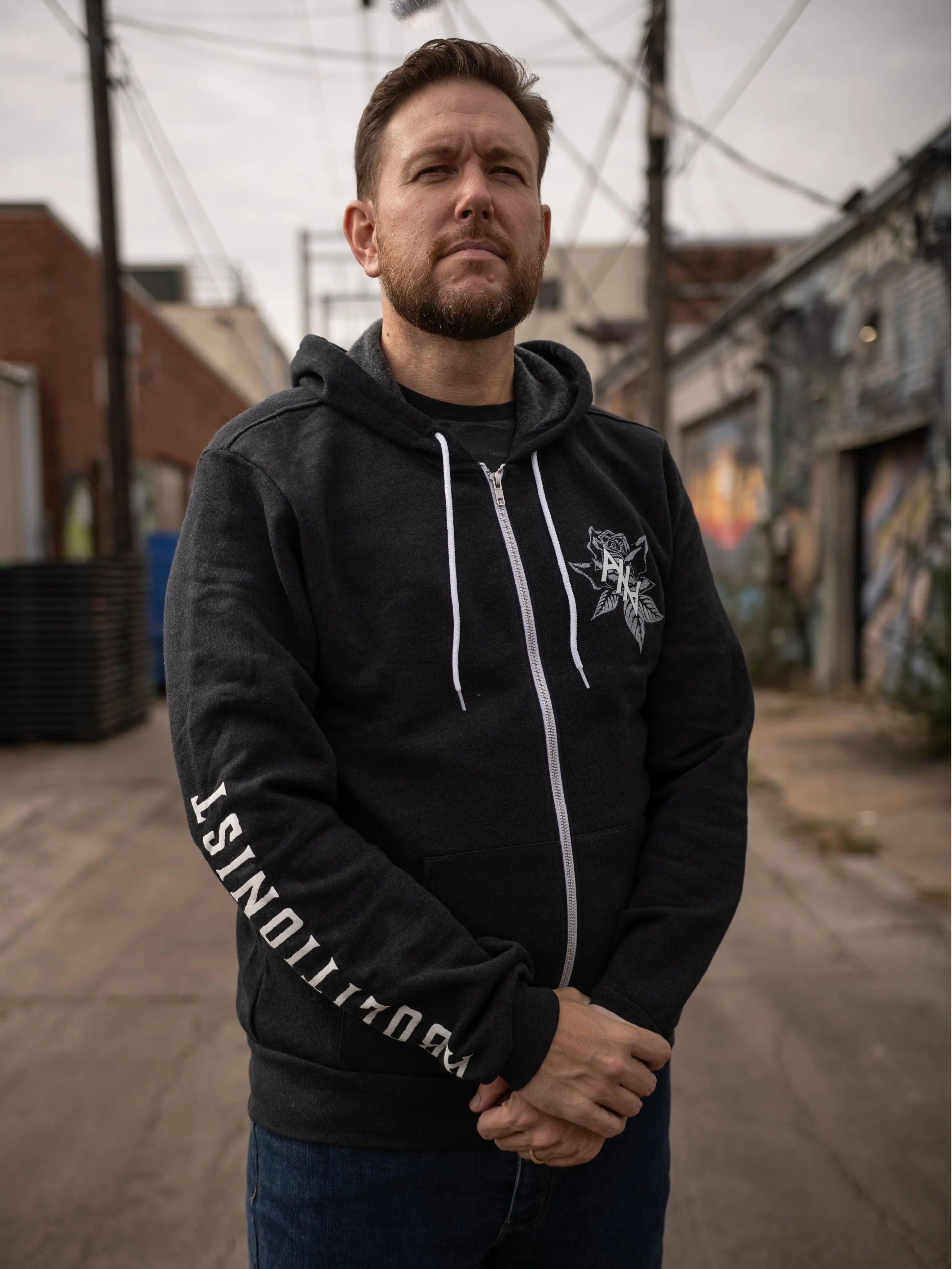 Abolitionist "White Rose" Hoodie Abolitionists Rising Gear Store 