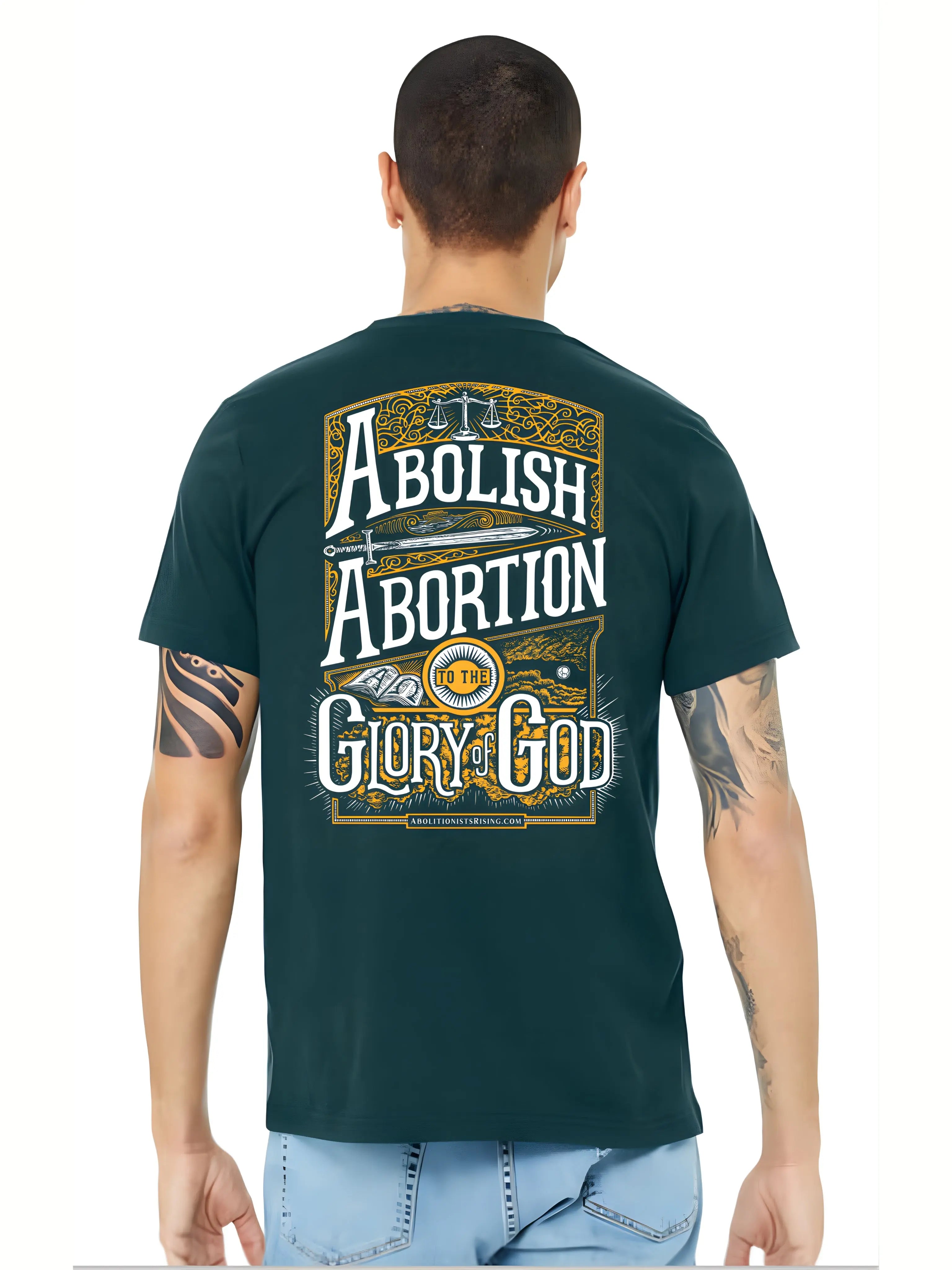Abolish Abortion To The Glory Of God Atlantic Unisex T-Shirt Abolitionists Rising Store 