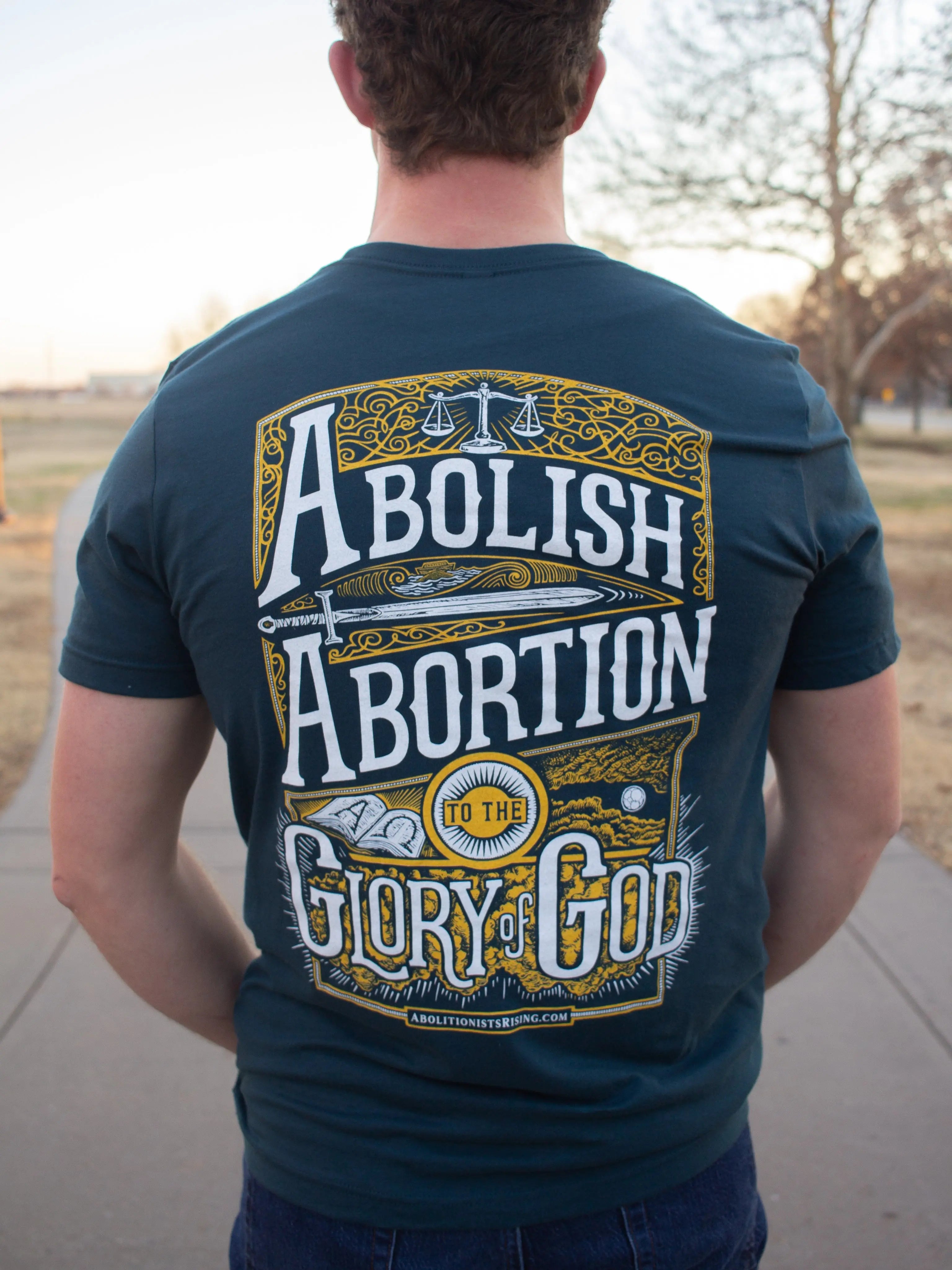 Abolish Abortion To The Glory Of God! Unisex T-Shirt Abolitionists Rising Store 