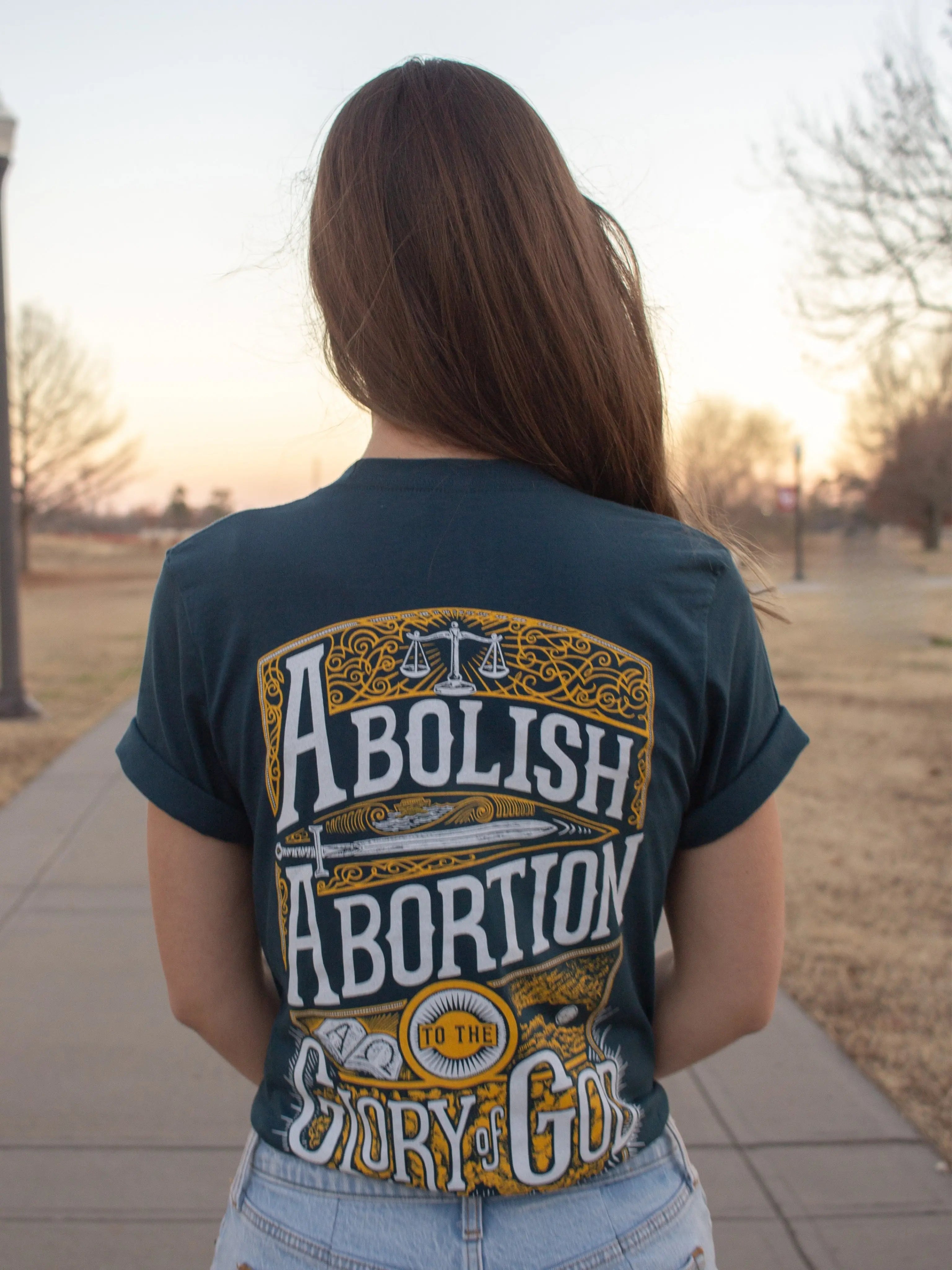 Abolish Abortion To The Glory Of God! Unisex T-Shirt Abolitionists Rising Store 