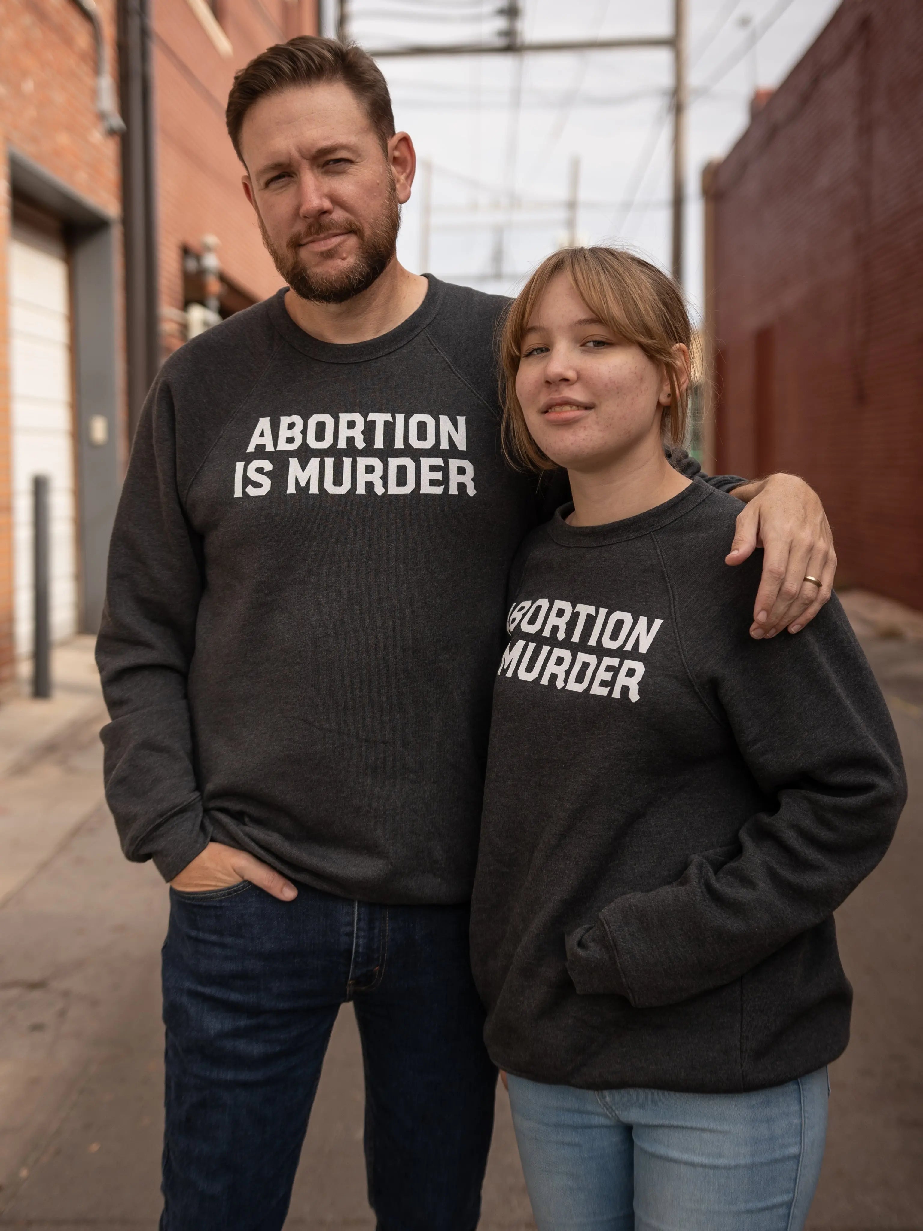 Abortion Is Murder Unisex Sweatshirt Abolitionists Rising Gear Store 