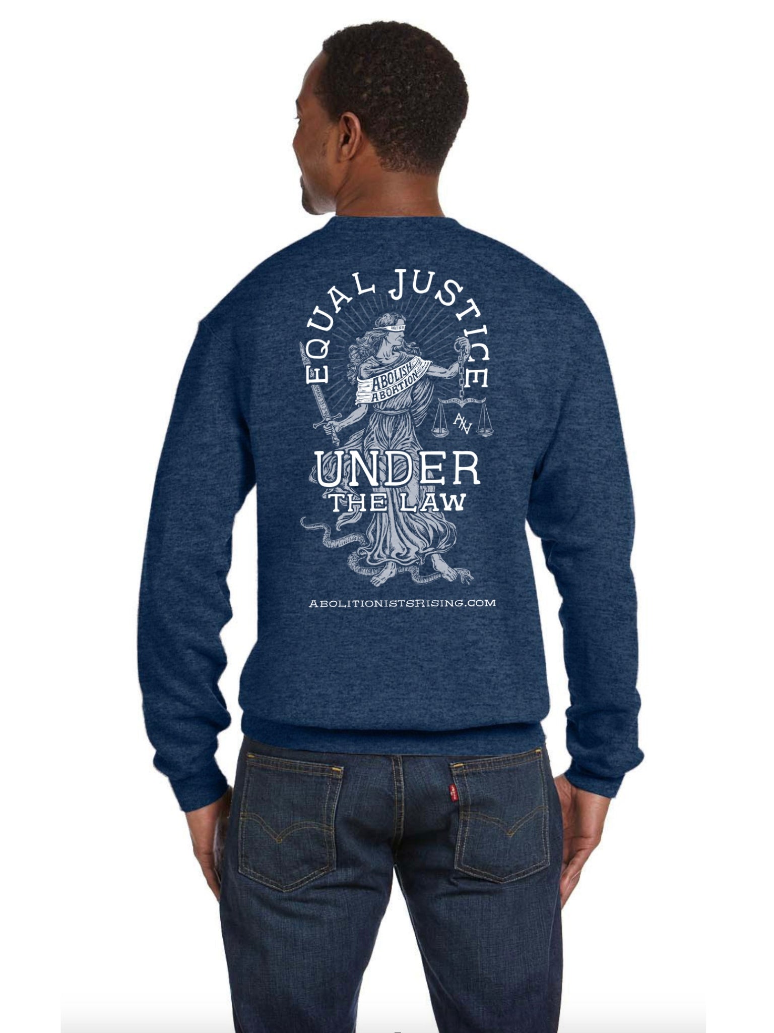 Equal Justice Unisex Sweatshirt - Abolitionists Rising Gear Store Shirts S Abolitionists Rising Gear Store