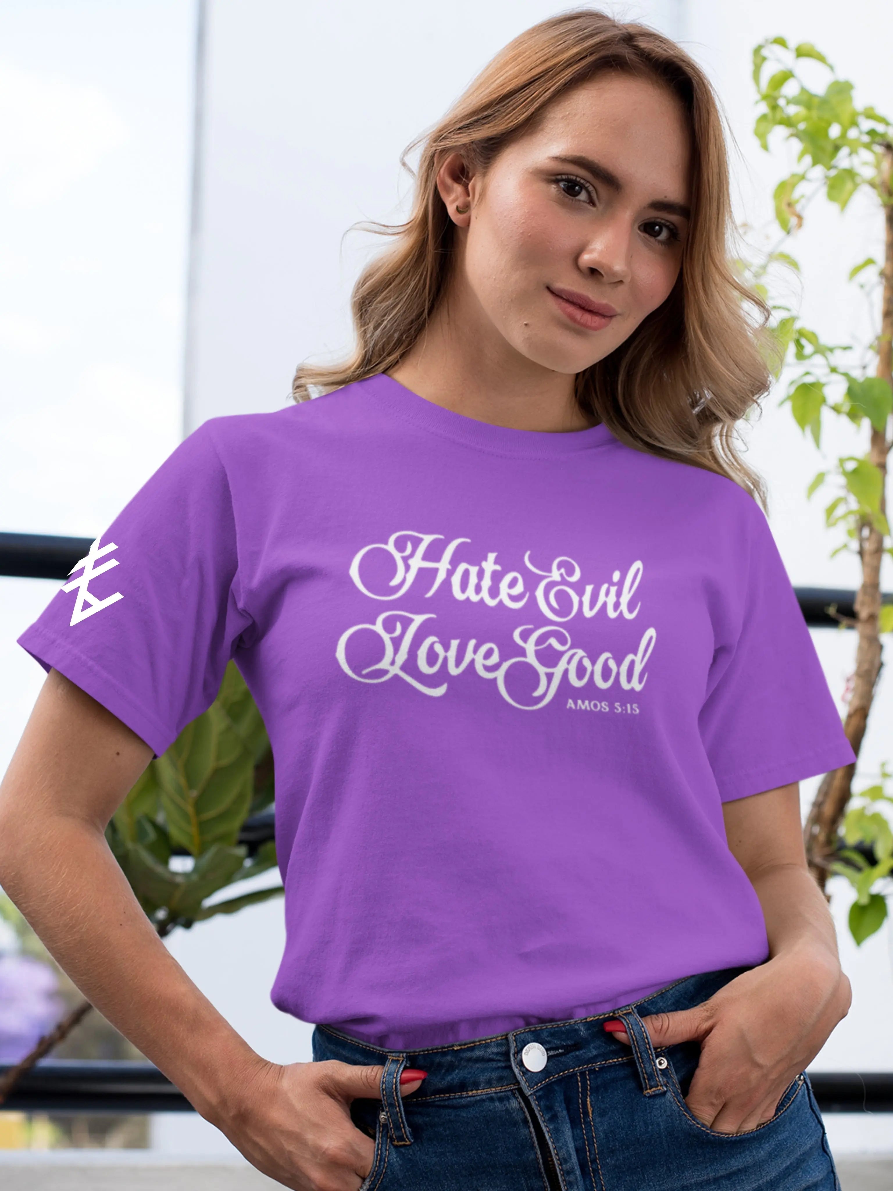 Hate Evil Love Good T-Shirt Abolitionists Rising Store 