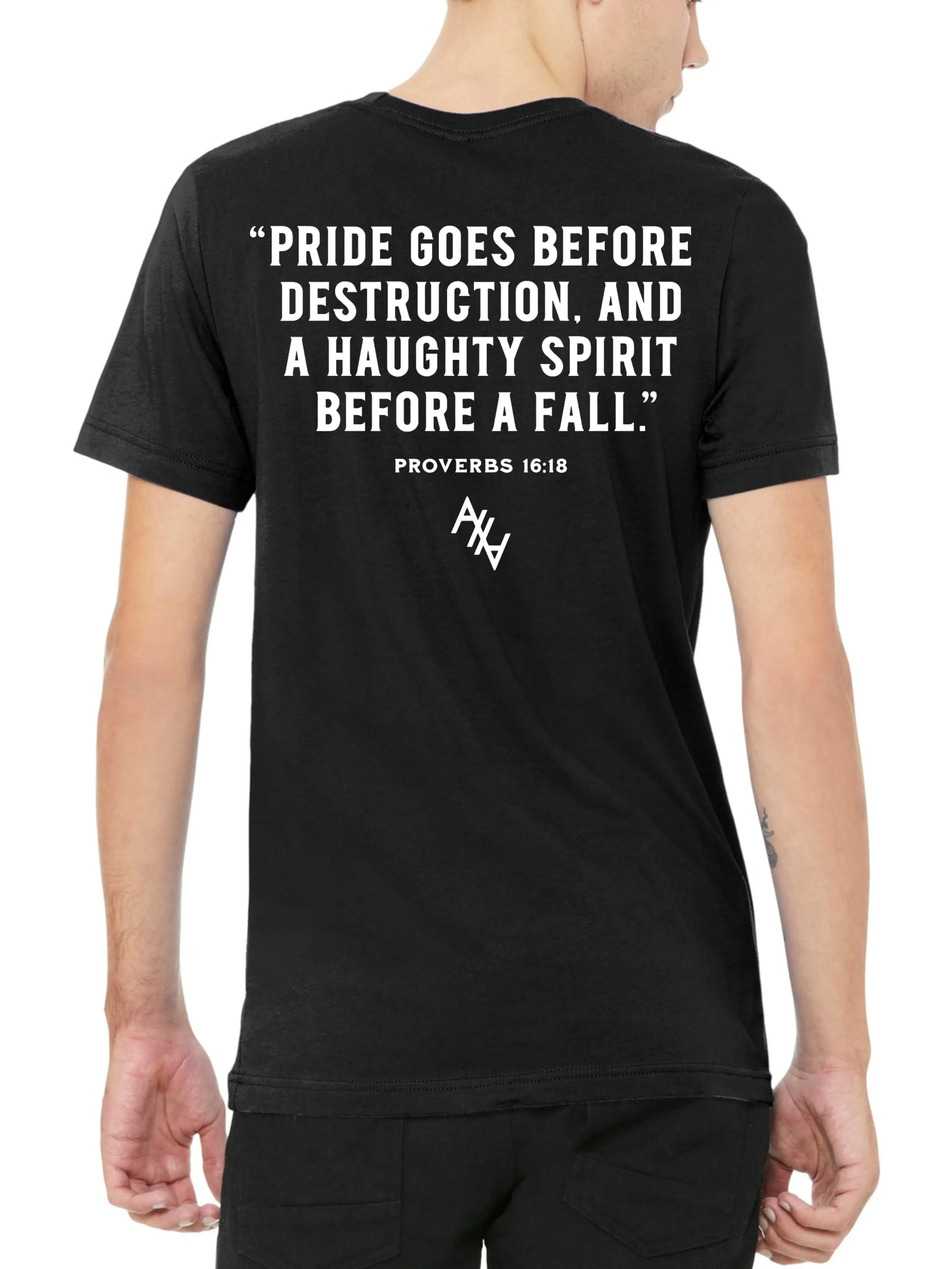 Proverbs 16:18 Pride Unisex T-Shirt Abolitionists Rising Store 